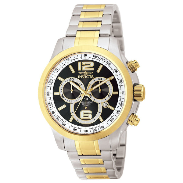 Invicta Men's 0080 Specialty Chronograph Gold-Tone and Silver Stainless Steel Watch