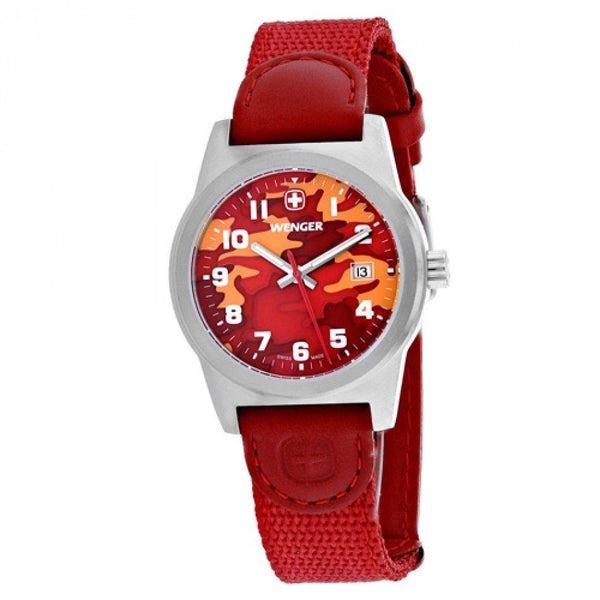 Wenger Women's 01.0411.105 Field Classic Red Nylon Watch