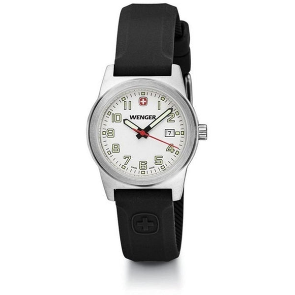Wenger Women's 01.0411.108 Field Classic Black Silicone Watch