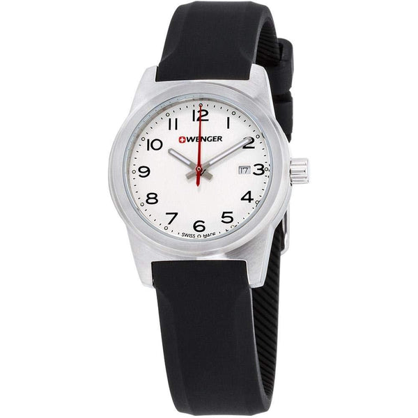 Wenger Women's 01.0411.133 Field Color Black Silicone Watch