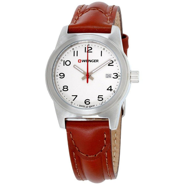 Wenger Women's 01.0411.142.CB Field Color Brown Leather Watch
