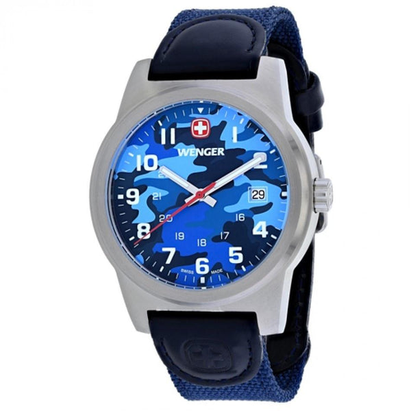 Wenger Men's 01.0441.106 Classic Color Blue Nylon Watch