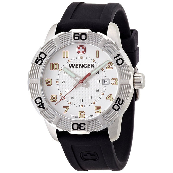 Wenger Men's 01.0851.104 Roadster Black Silicone Watch