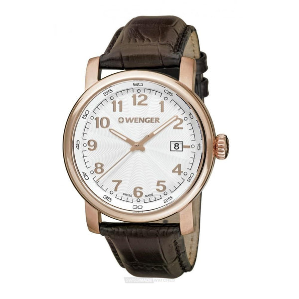 Wenger Women's 01.1021.114 Hodinky Brown Leather Watch