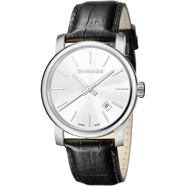 Wenger Women's 01.1041.122 Urban Classic Black Leather Watch