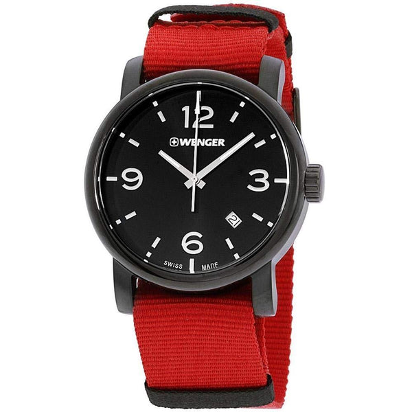 Wenger Men's 01.1041.132 Urban Metroplolitan Red Nylon Watch