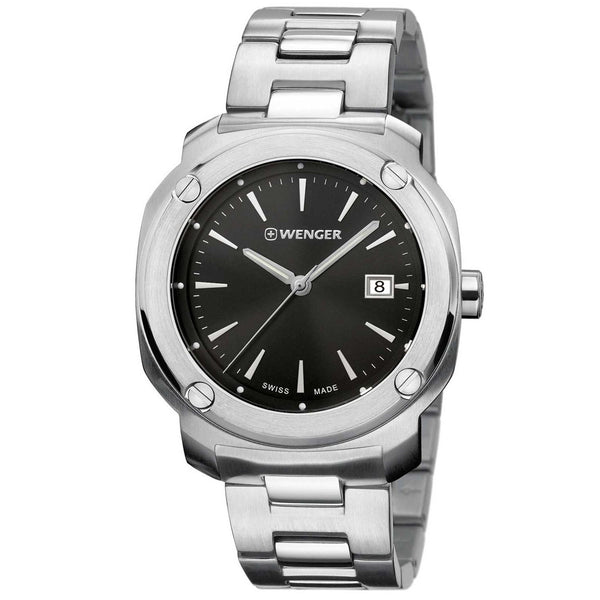 Wenger Men's 01.1141.109 Edge Index Stainless Steel Watch