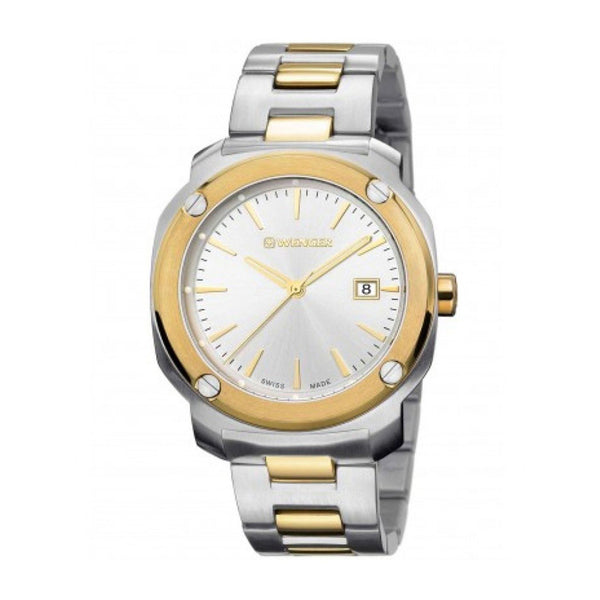 Wenger Men's 01.1141.115 Edge Index Two-Tone Stainless Steel Watch
