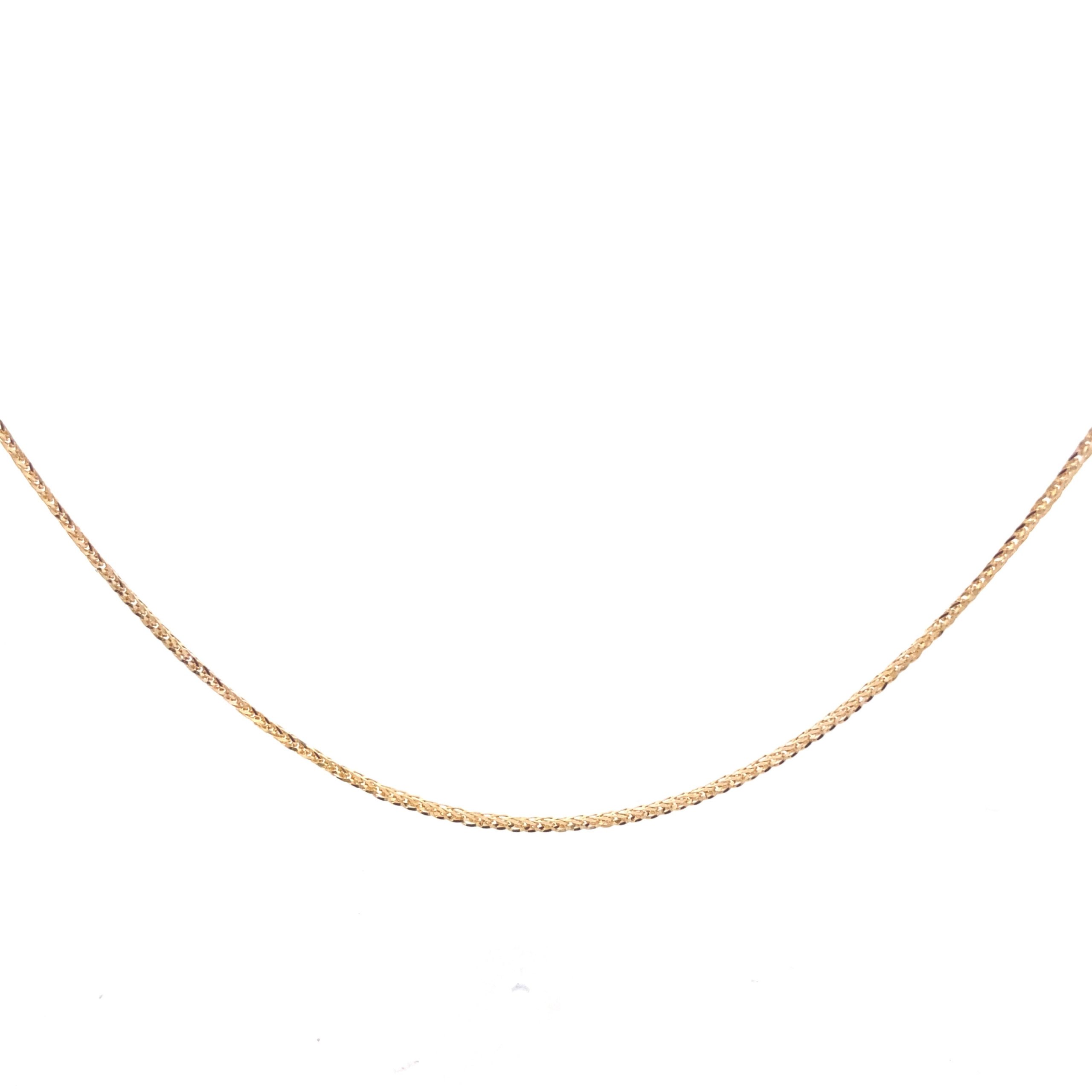 14K Gold Small Fancy Franco Chain
