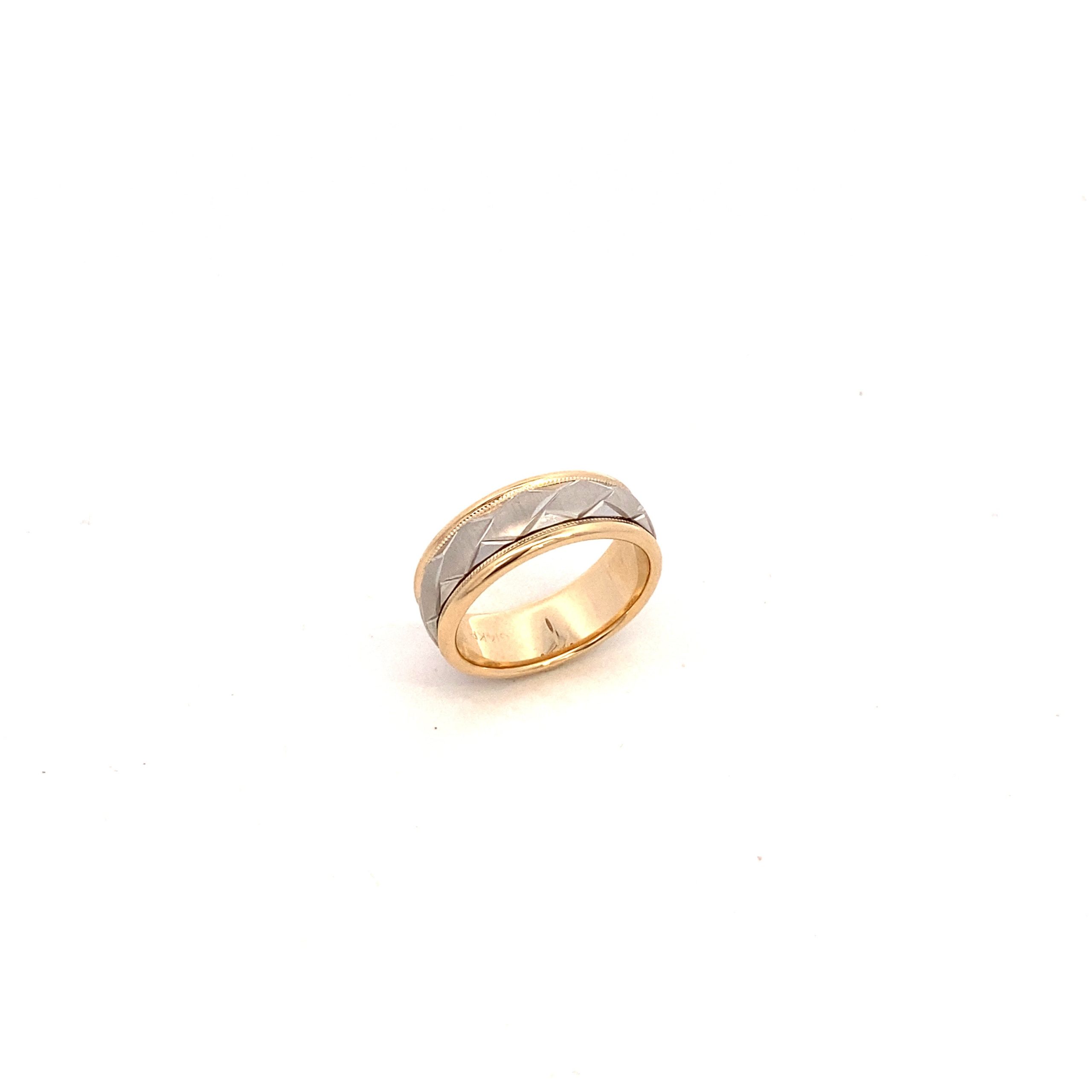14K 2/T Yellow Gold Wedding Band