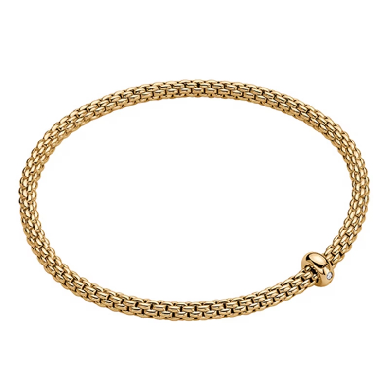 01M08BX_BB_G_XGX_00M Prima Collection Diamond Bracelet In 18 Karat Yellow Gold