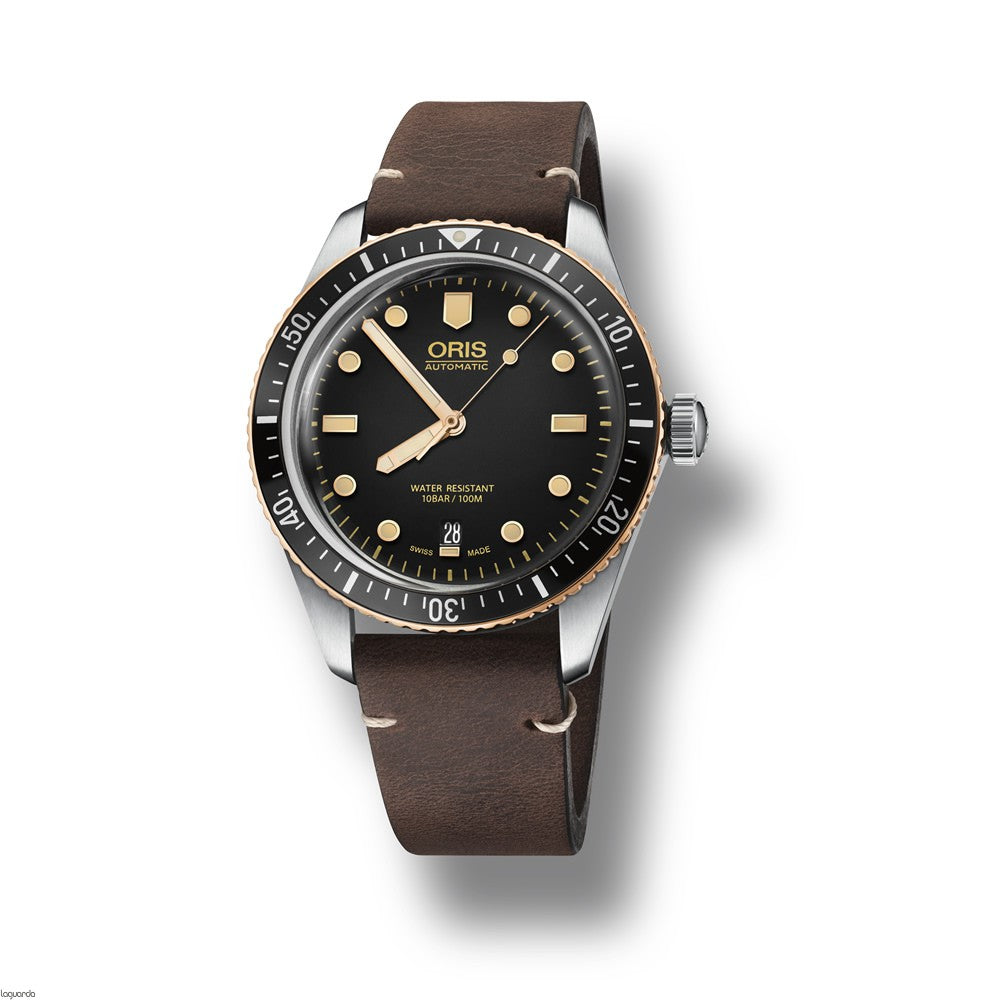 DIVERS SIXTY-FIVE BLACK/BRONZE 40MM