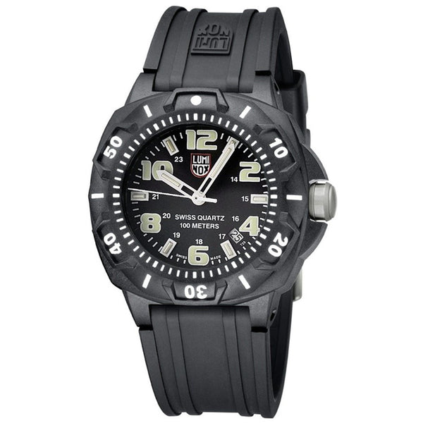 Luminox Men's 0201.SL Sentry Black Rubber Watch