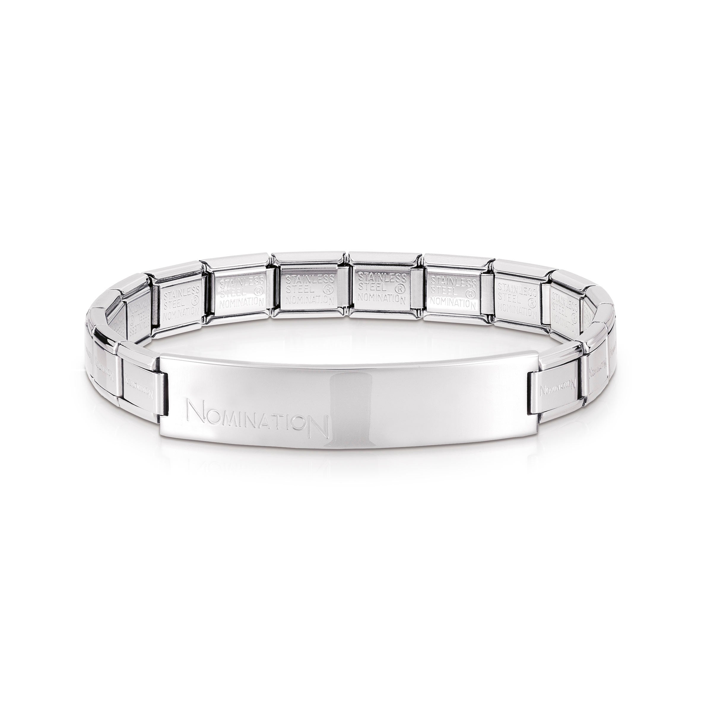 Trendsetter Stainless Steel Bracelet Engravable for Him
