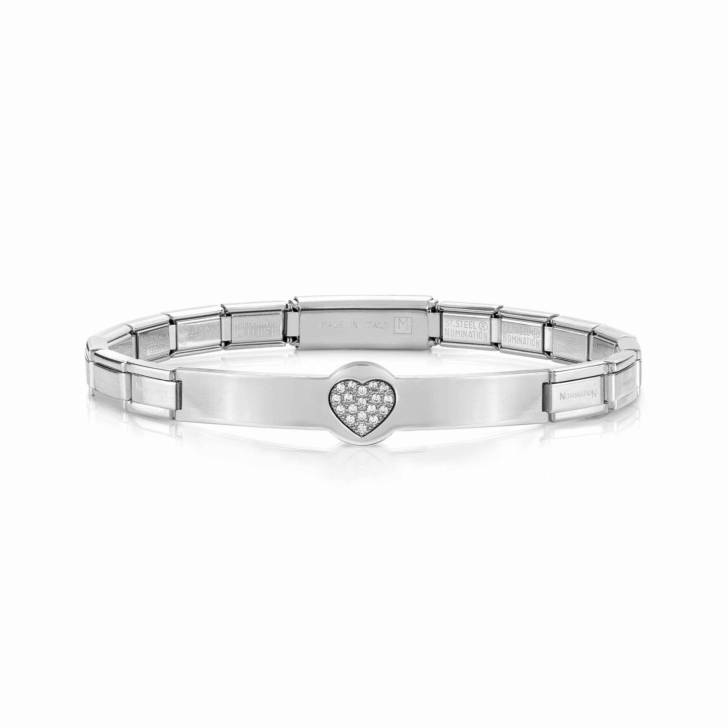 Trendsetter Bracelet Heart with Cubic Zirconia