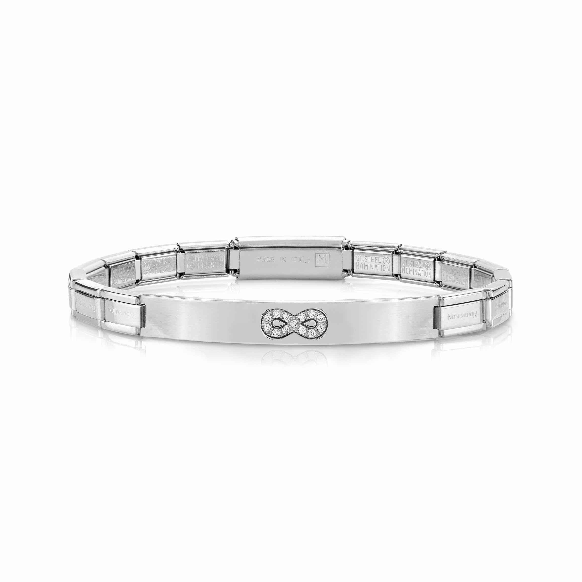 Trendsetter Bracelet Infinity with Cubic Zirconia