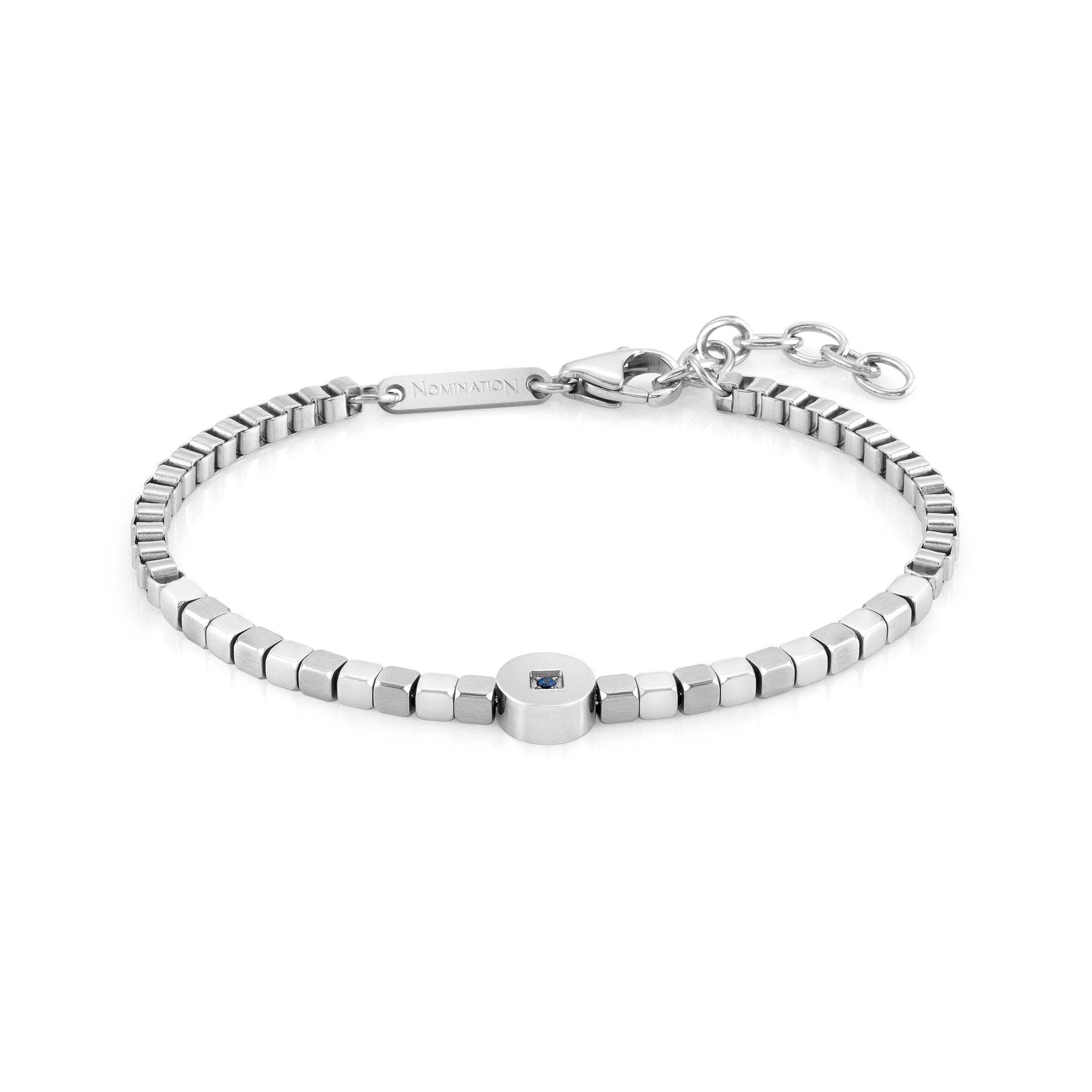 Bracelet Voyage Stainless Steel, Precious Stones