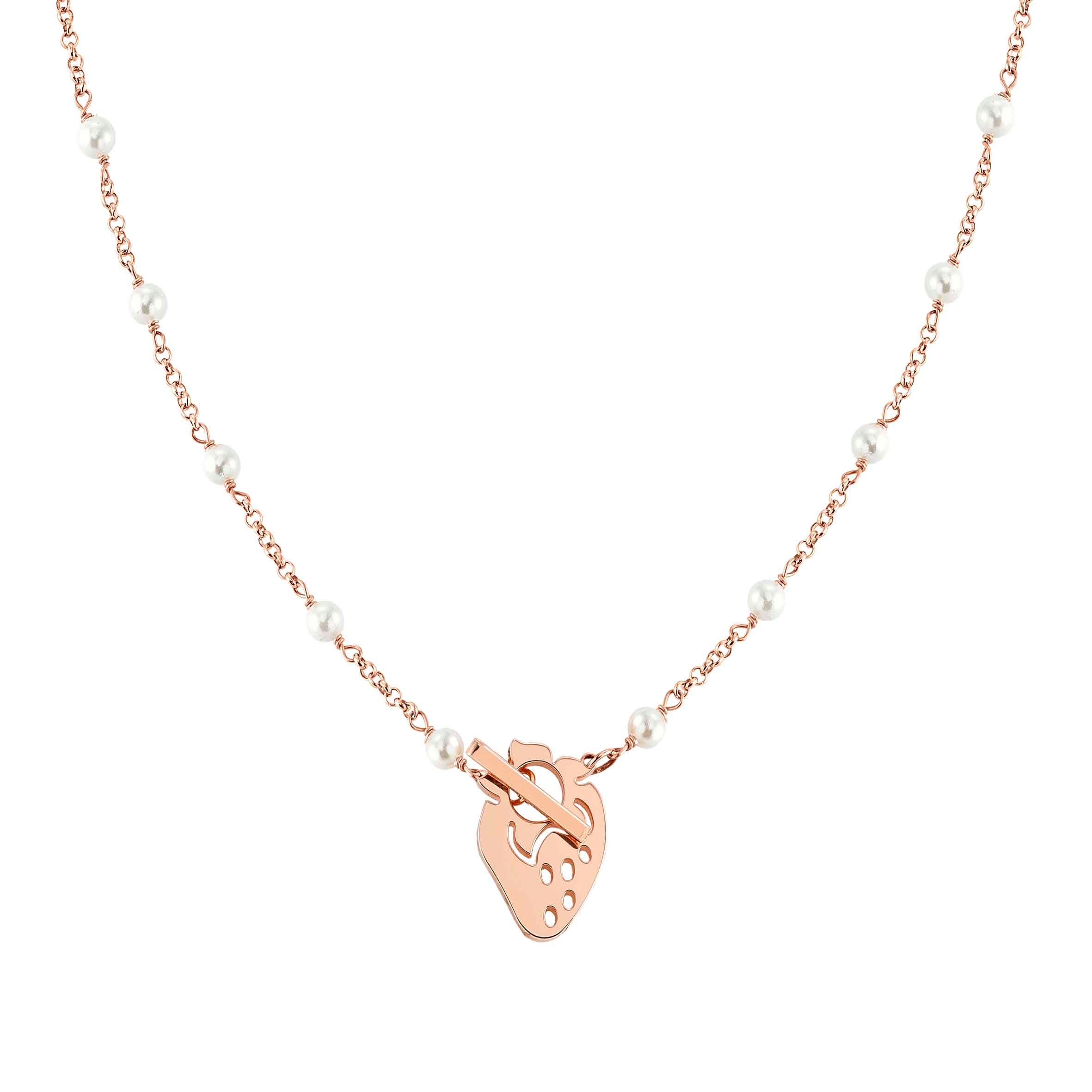 Long Mon Amour Strawberry Necklace