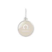 Libra Etching Charm (Silver)