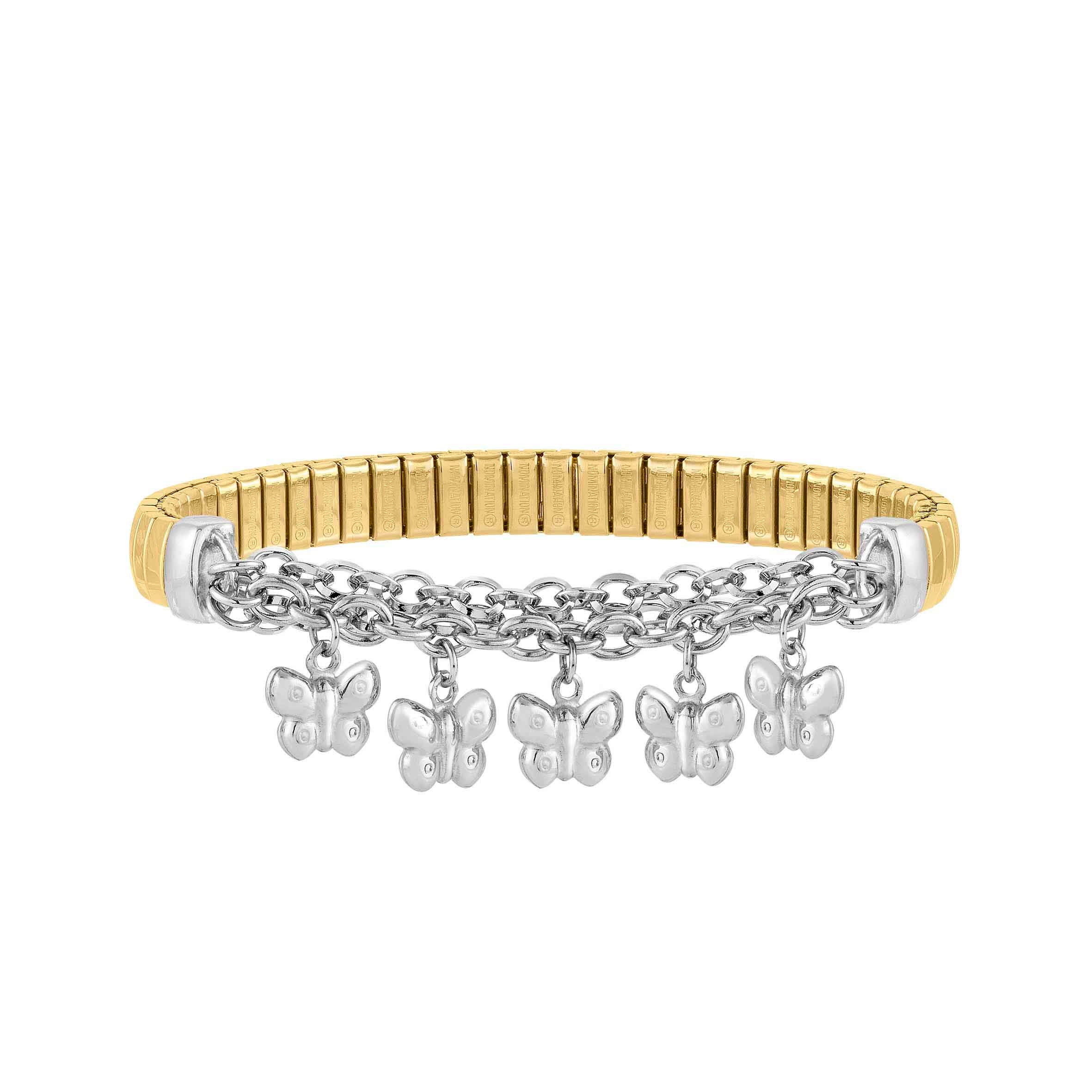 MIXIT Stretch Bracelet with Butterflies