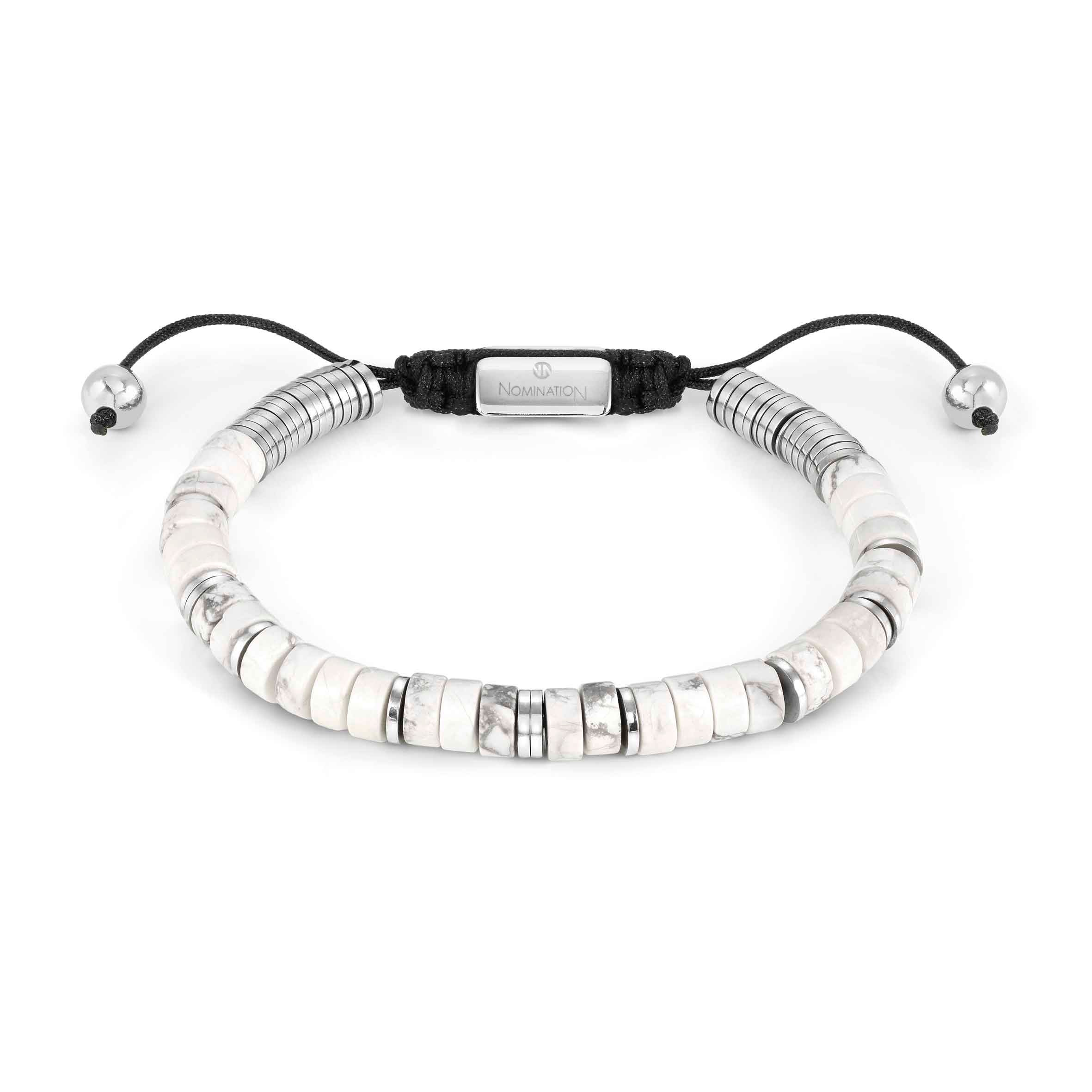 INSTINCTSTYLE bracelet, stones and cord