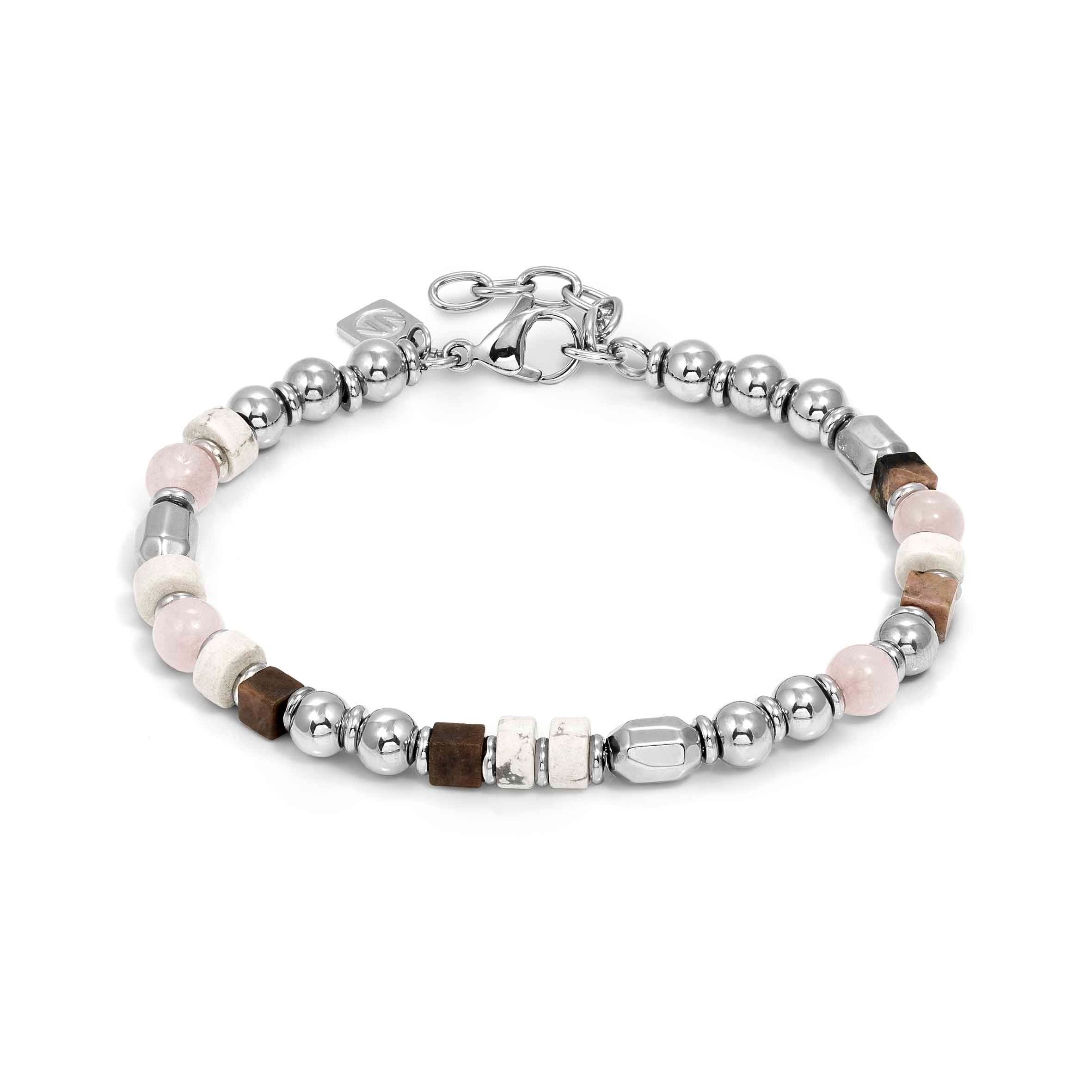 InstinctStyle Sea Ed. bracelet, Stainless steel, coloured stones