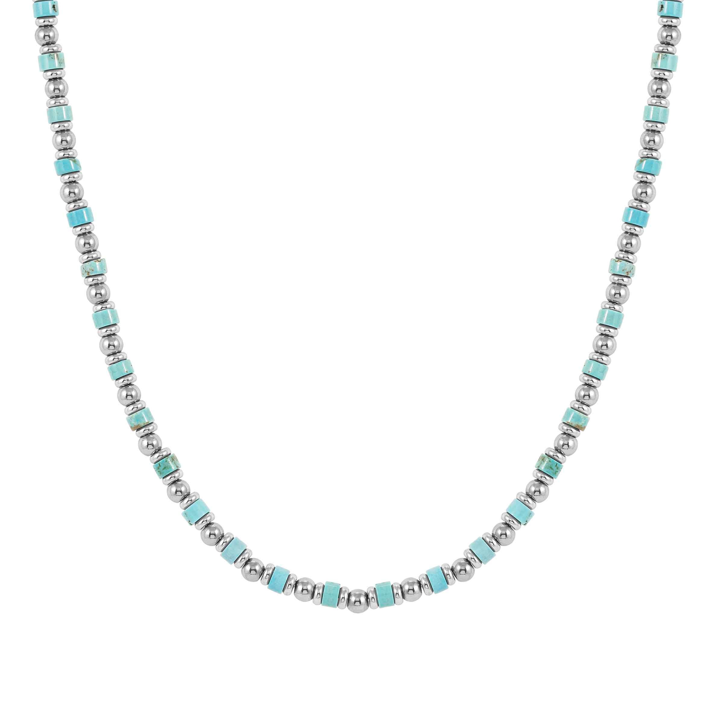 InstinctStyle Sea Ed. necklace, coloured stones