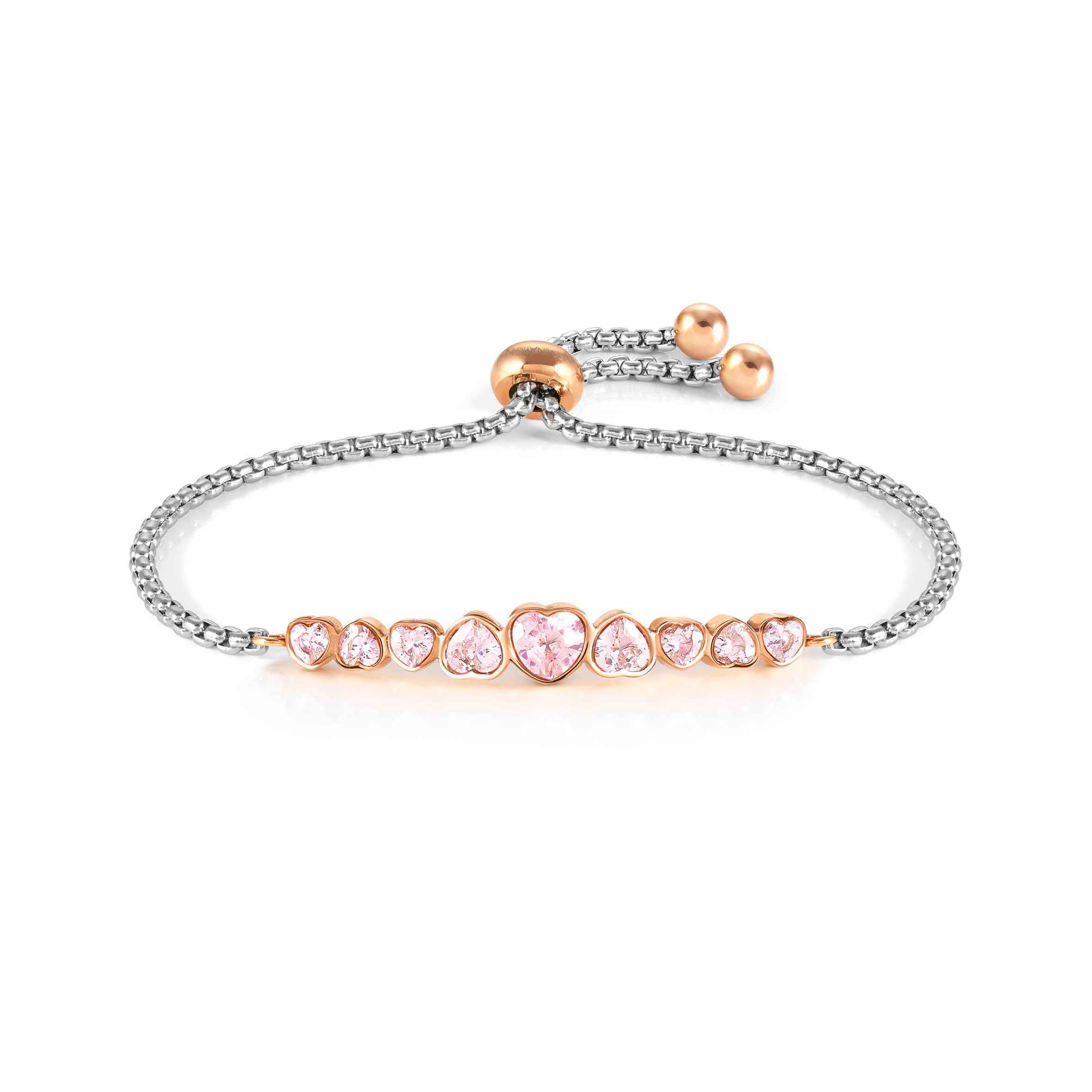Milleluci bracelet, Heart crystals