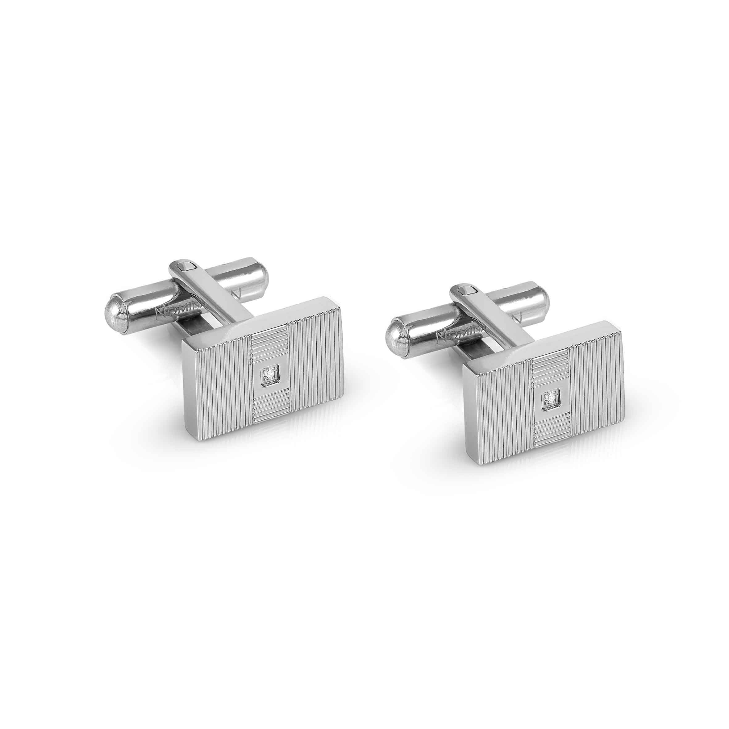 Strong Diamond cufflinks, White Diamonds