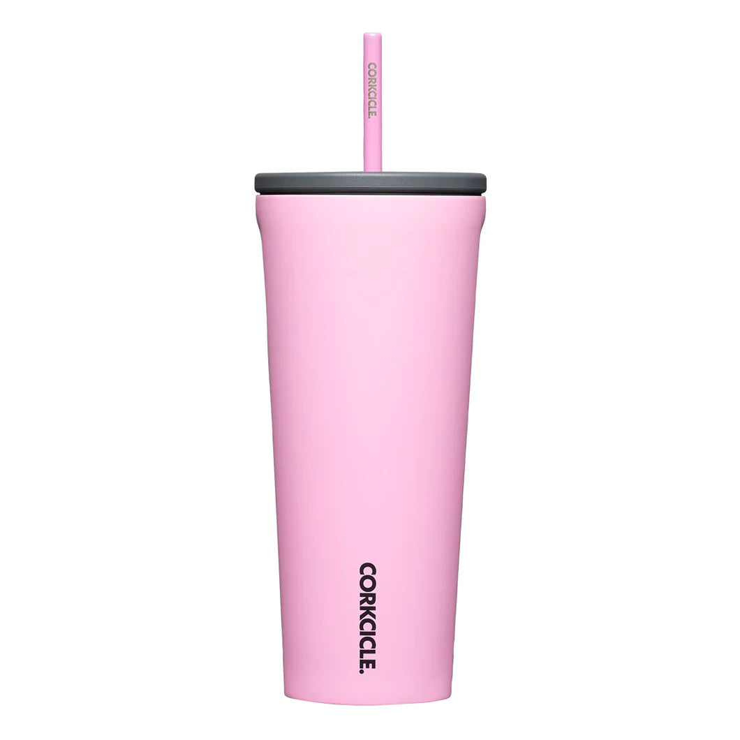 Sun Soaked Pink Cold Cup 24oz