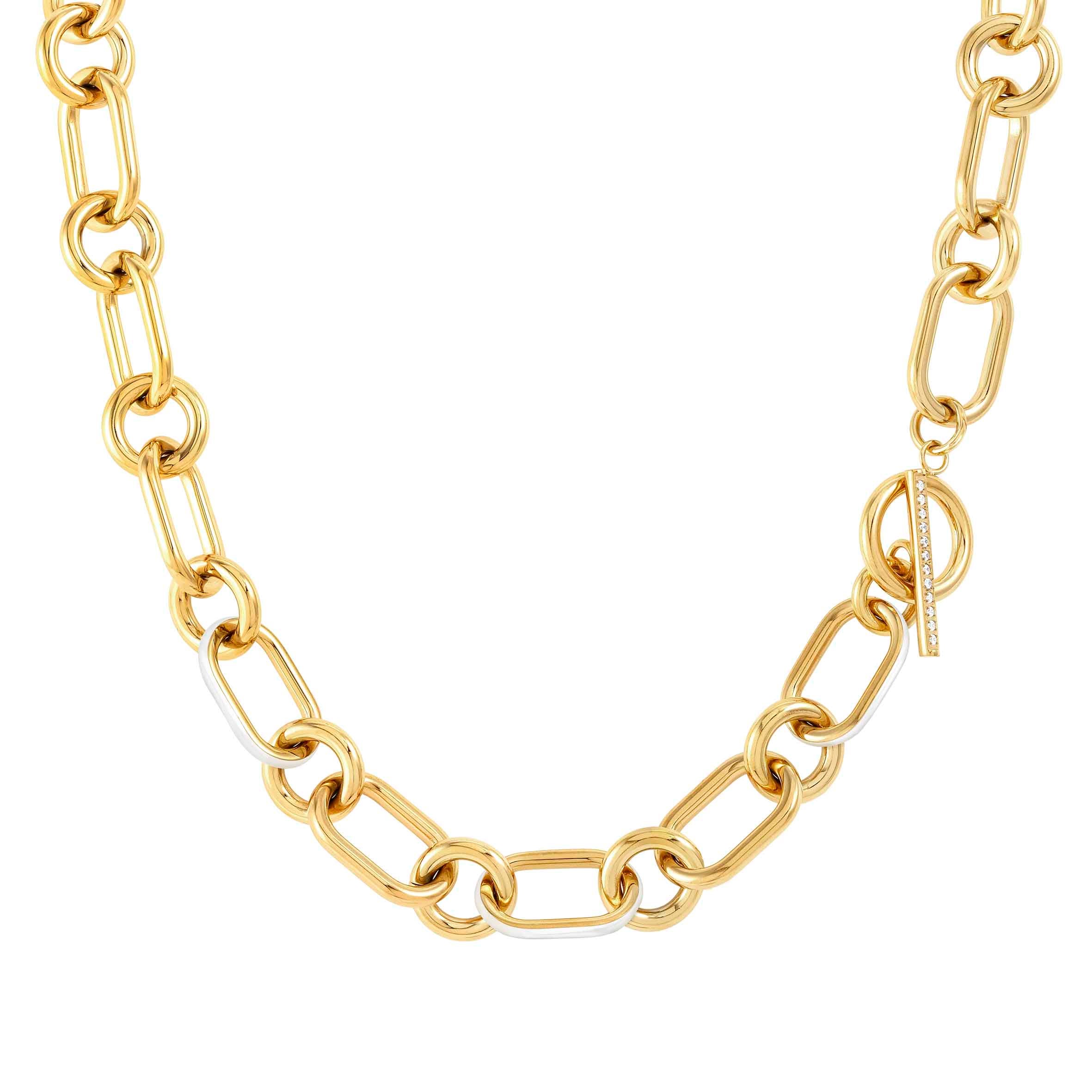 Drusilla necklace, chain with enamel