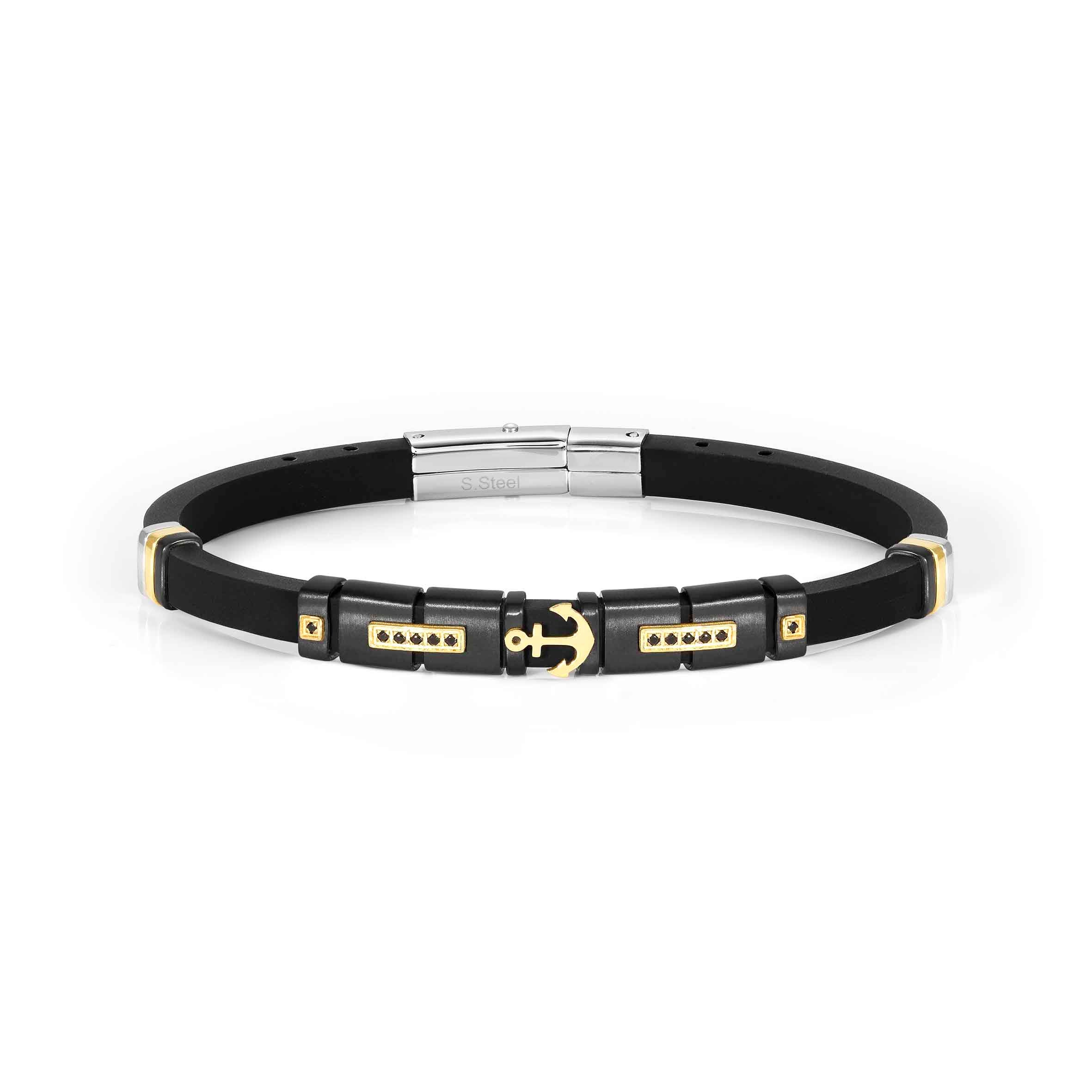 City bracelet with central Anchor symbol