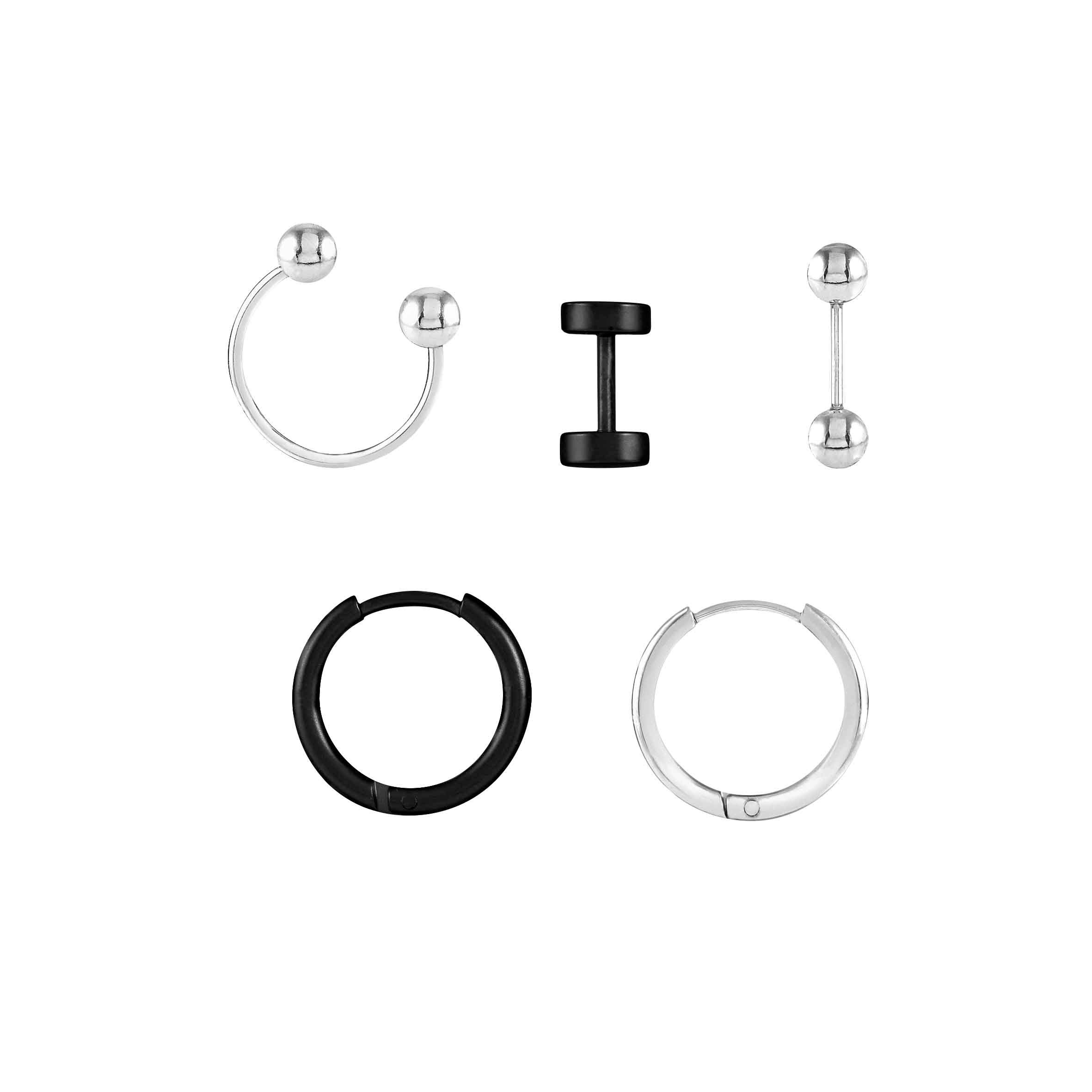 Set of 5 single stainless steel, for Him