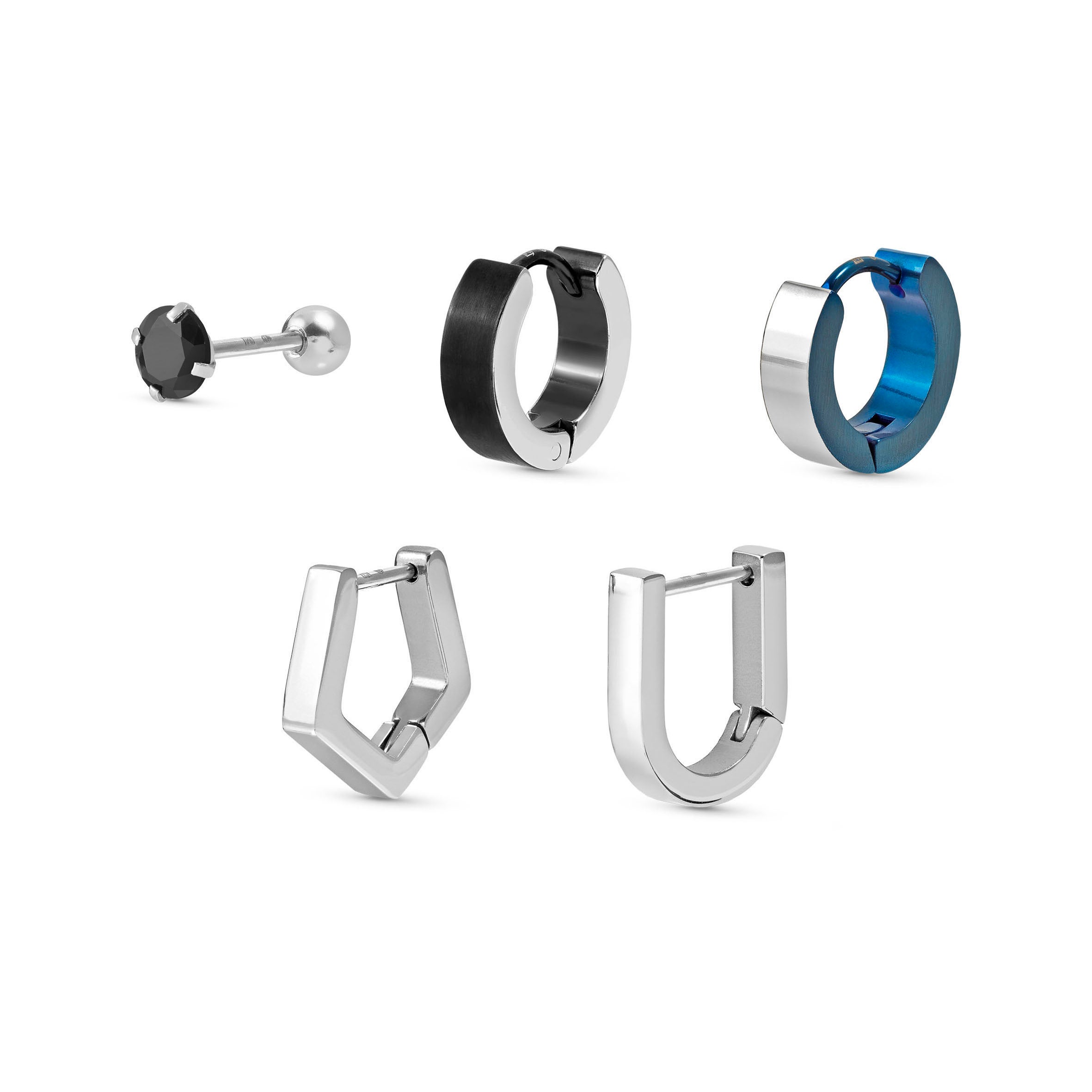 Kit earrings B-Yond Hyper Ed., coloured PVD