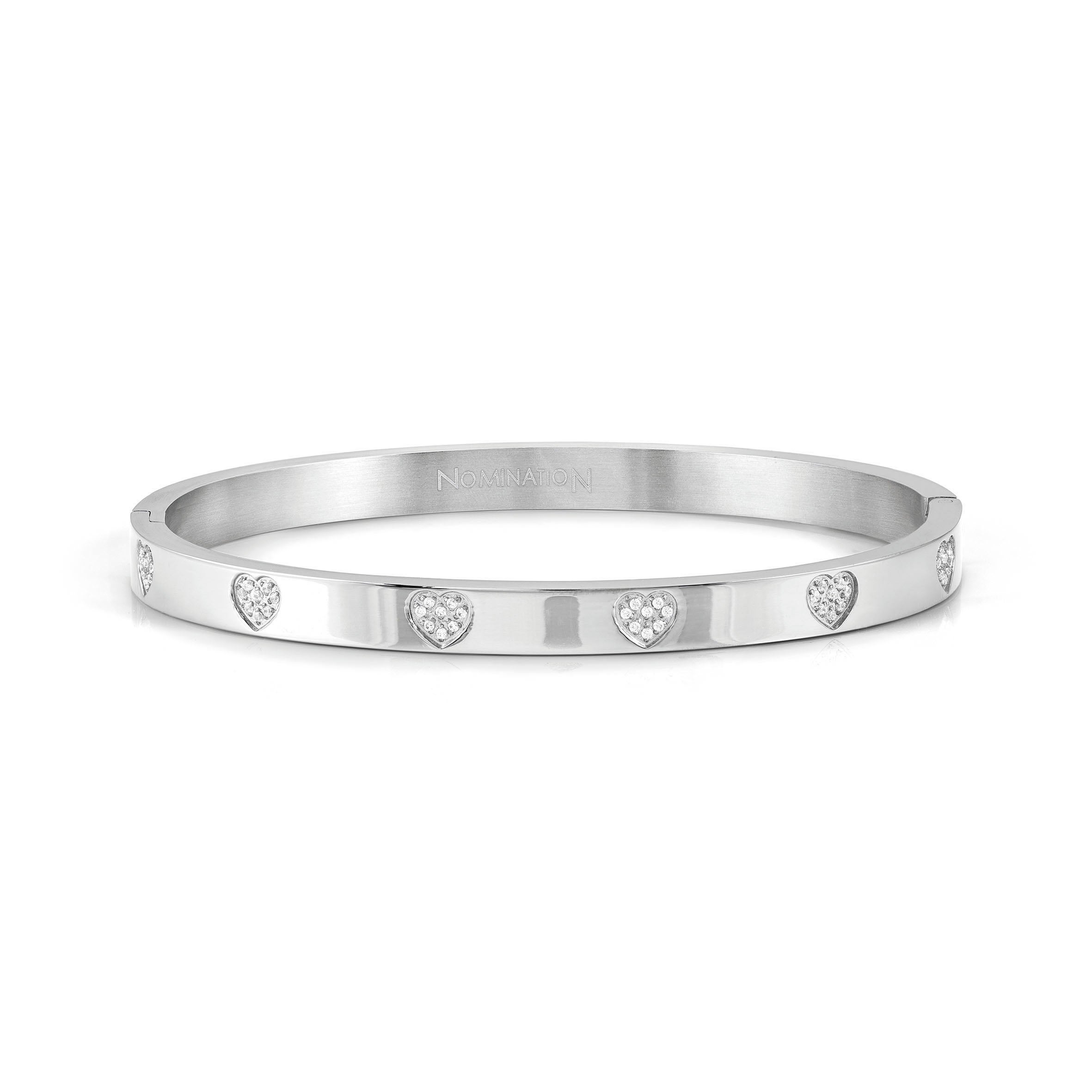 Pretty Bangles rigid bracelet with Hearts