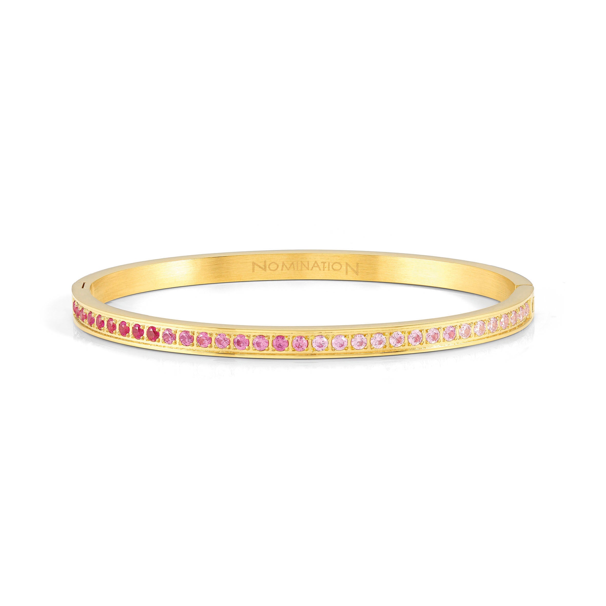 Pretty Bangles bracelet, Pink CZ Dégradé