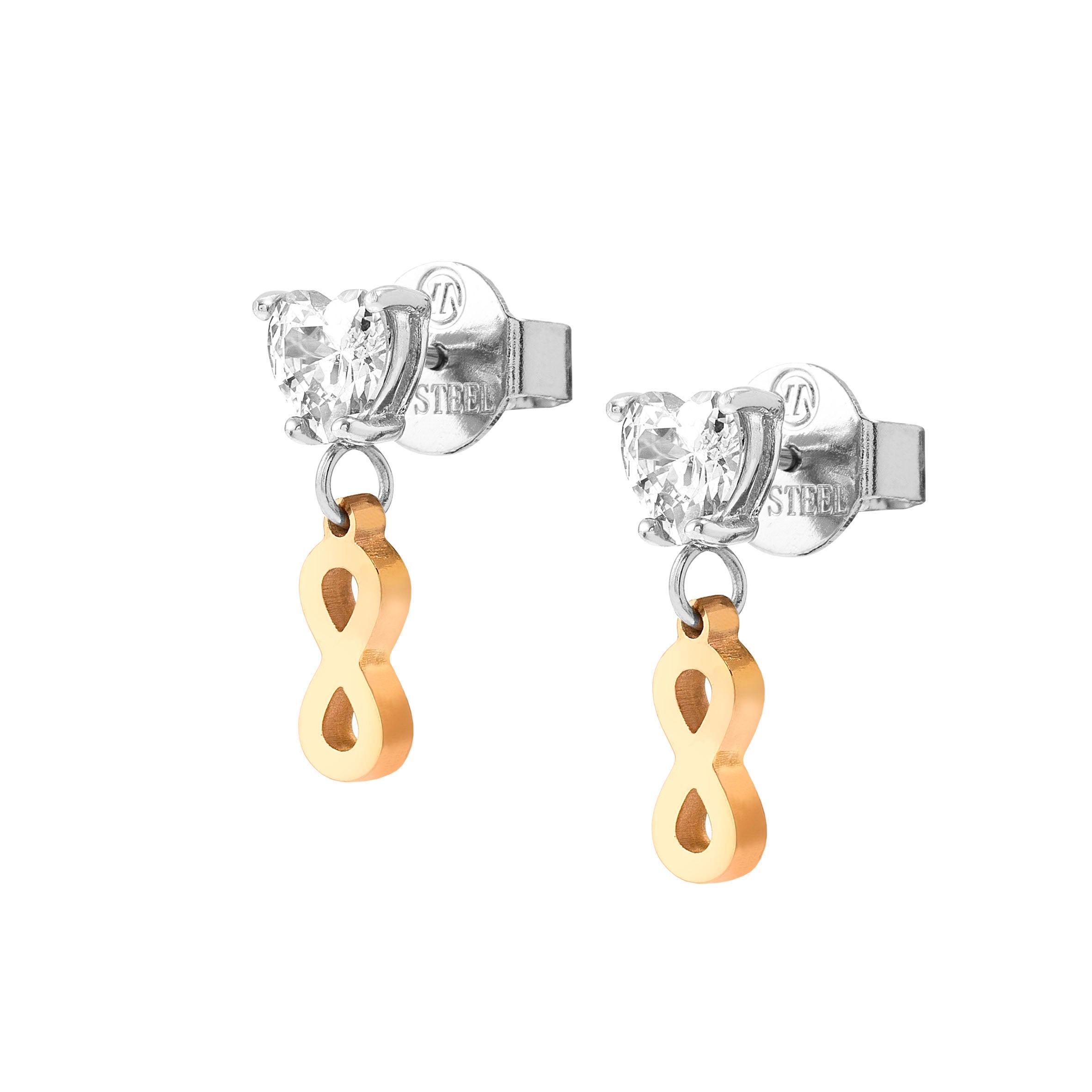 Principessina earrings, White, Infinity