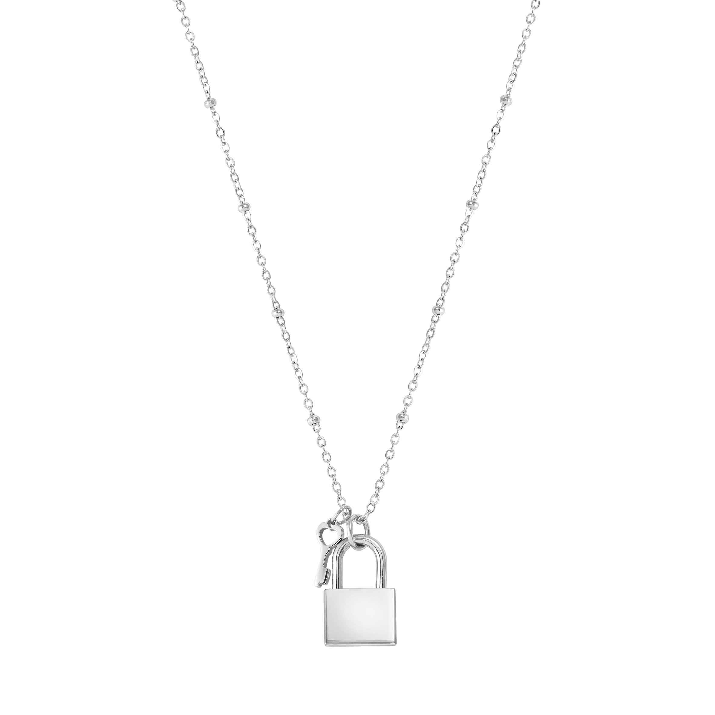 Sempre con Me necklace, Padlock pendant