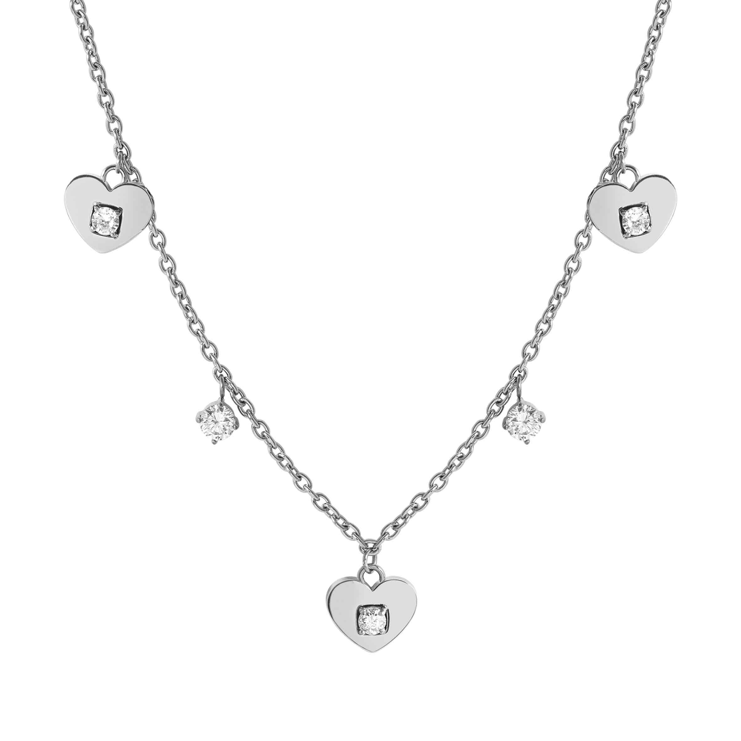 MySophie necklace, 3 Hearts and CZ