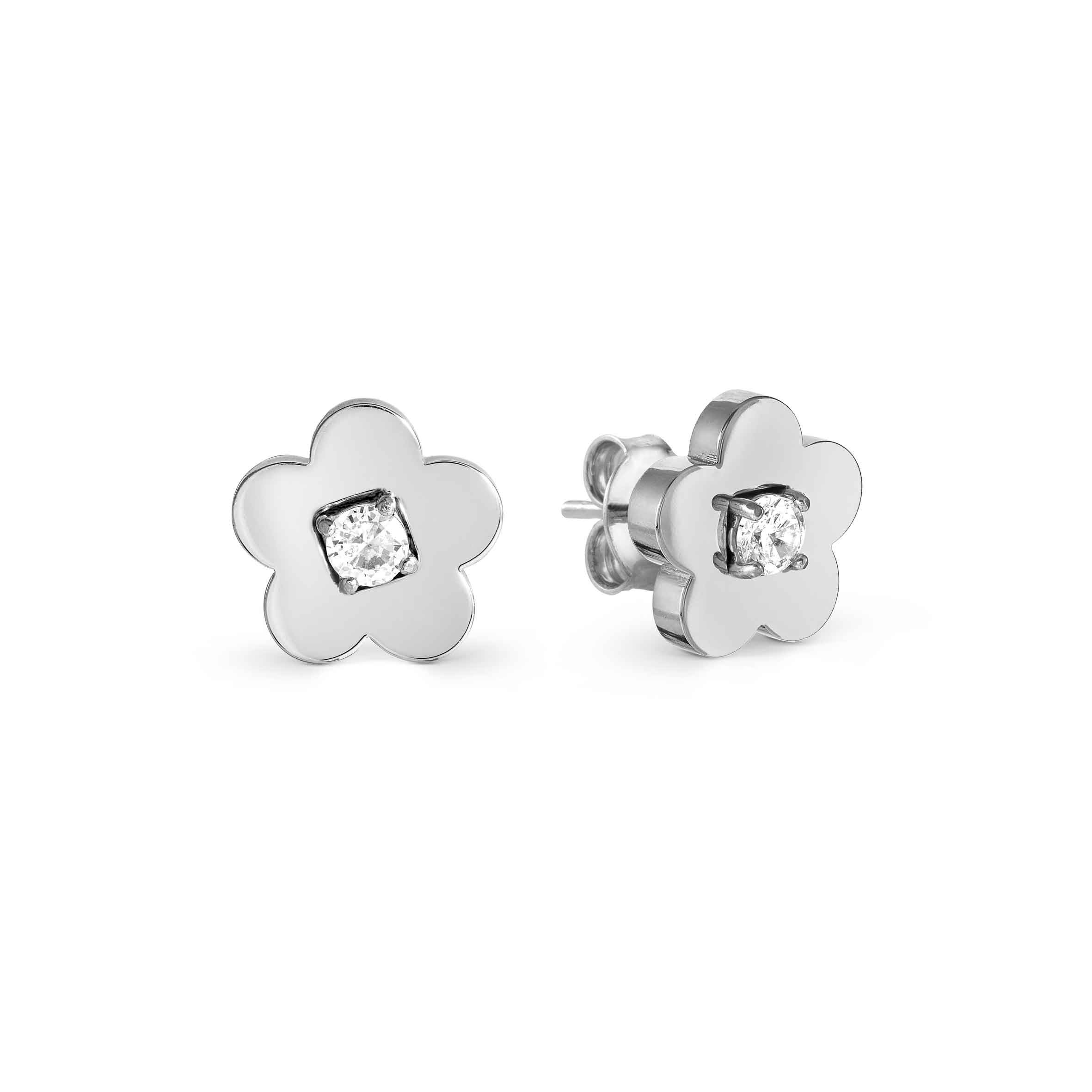 MySophie earrings, Flower and CZ