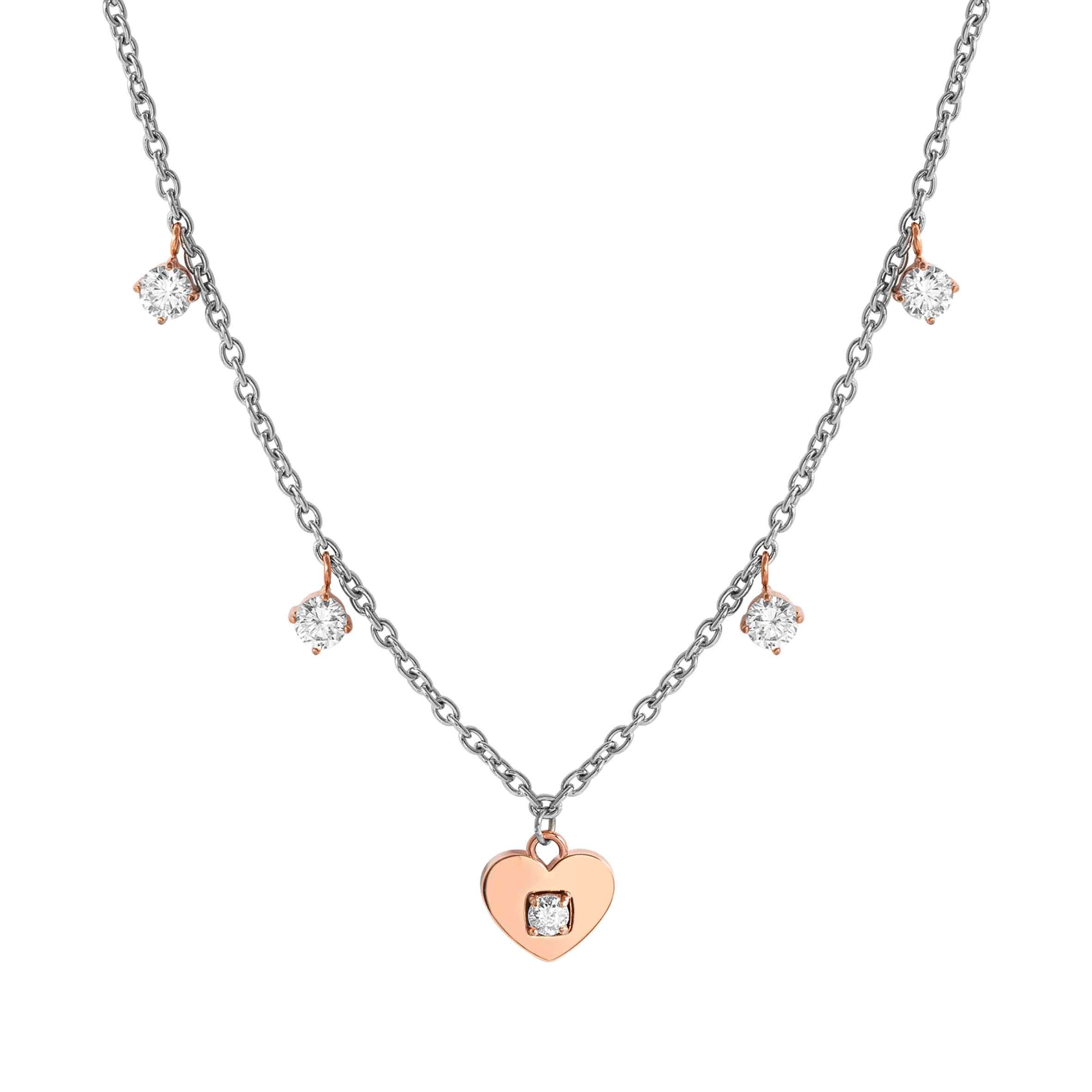 MySophie necklace, Heart and CZ