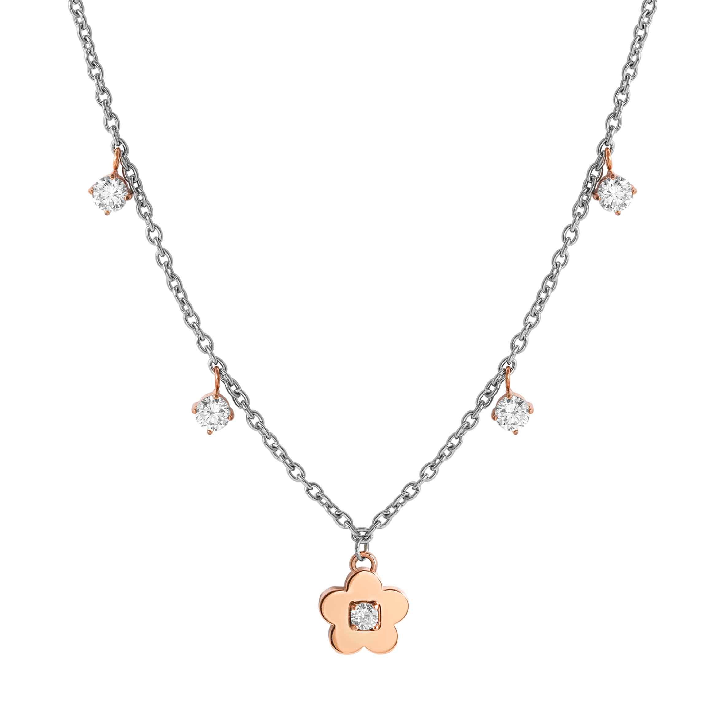 MySophie necklace, Flower and CZ