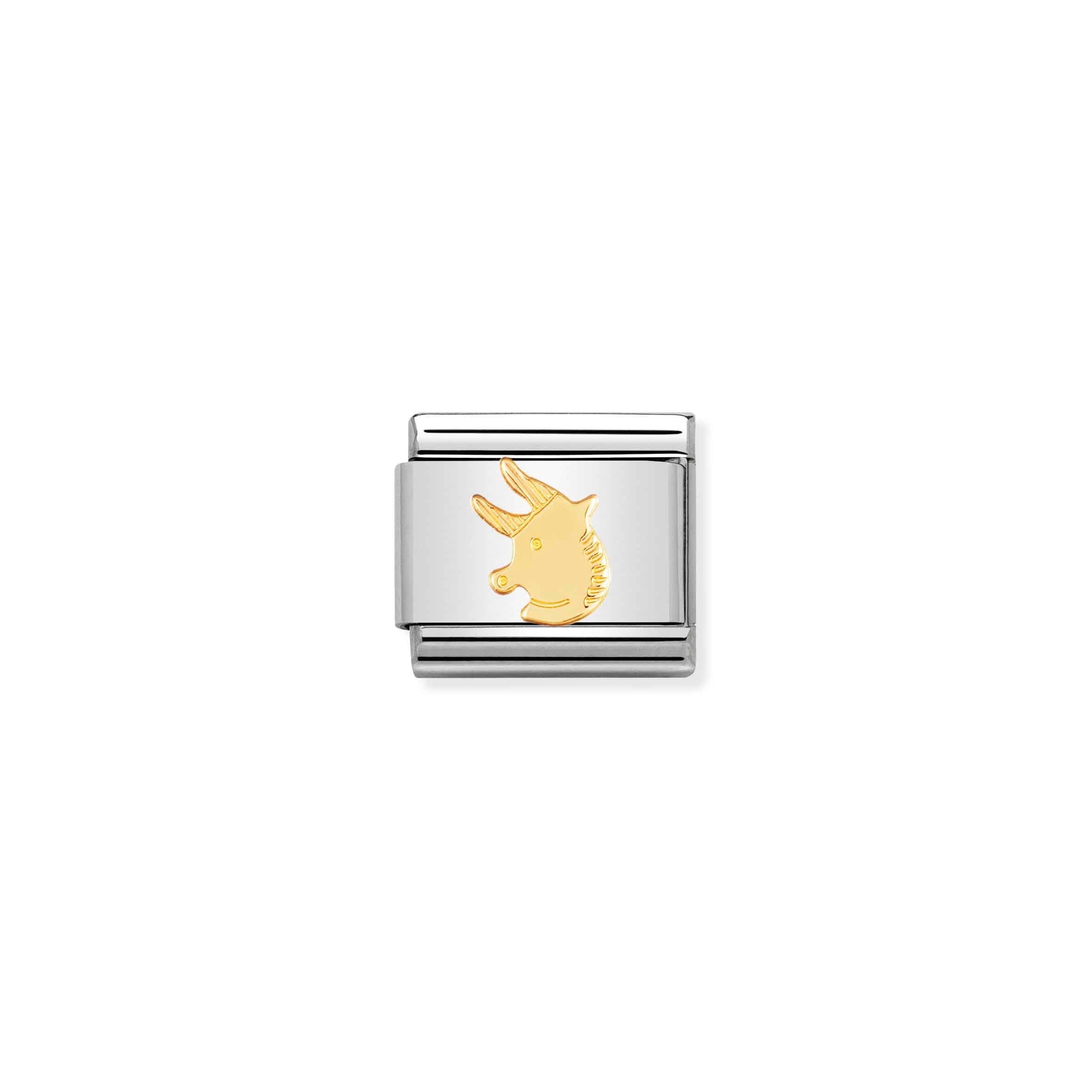Charm, Composable Link, Taurus in bonded yellow gold