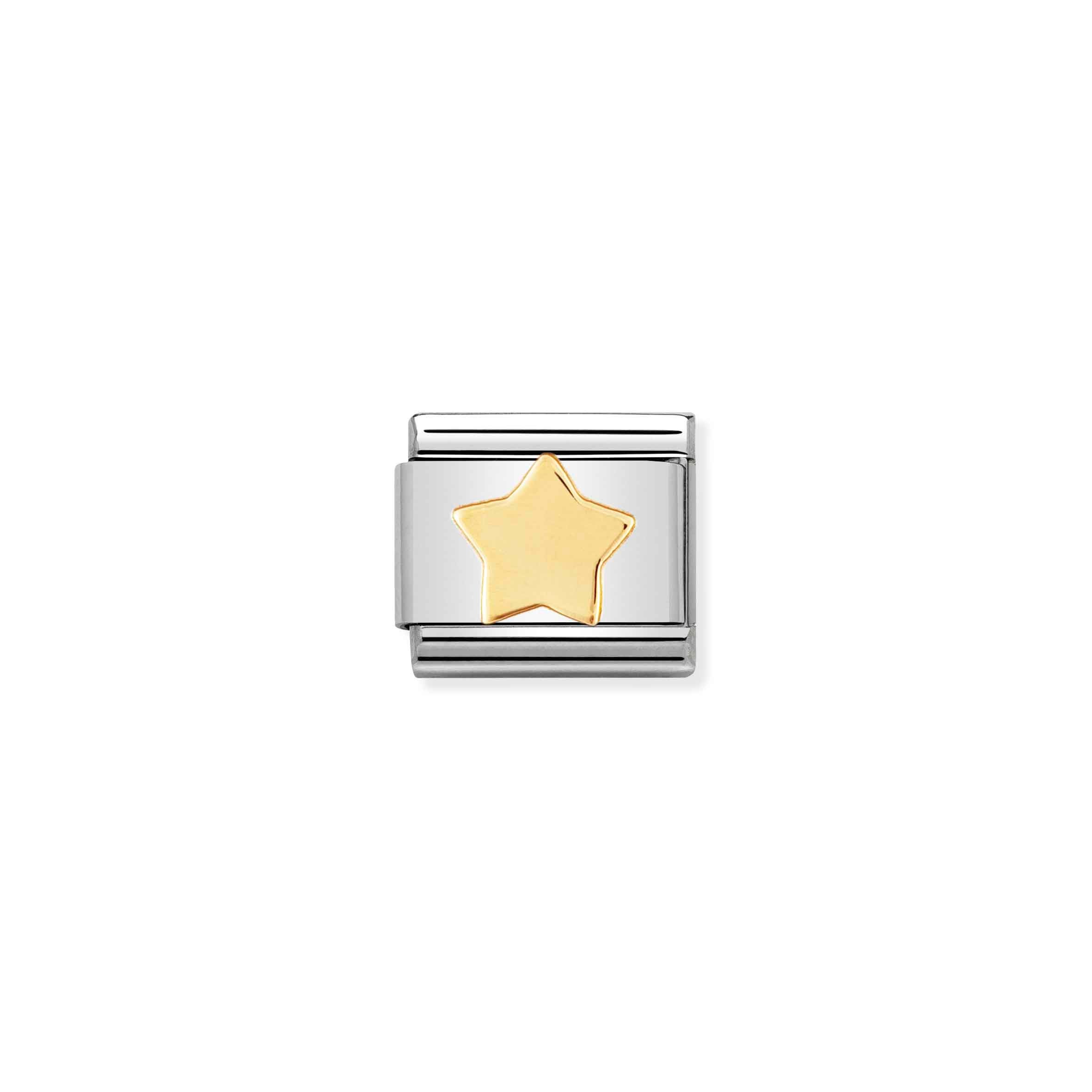 Charm, Composable Link, Star in Gold