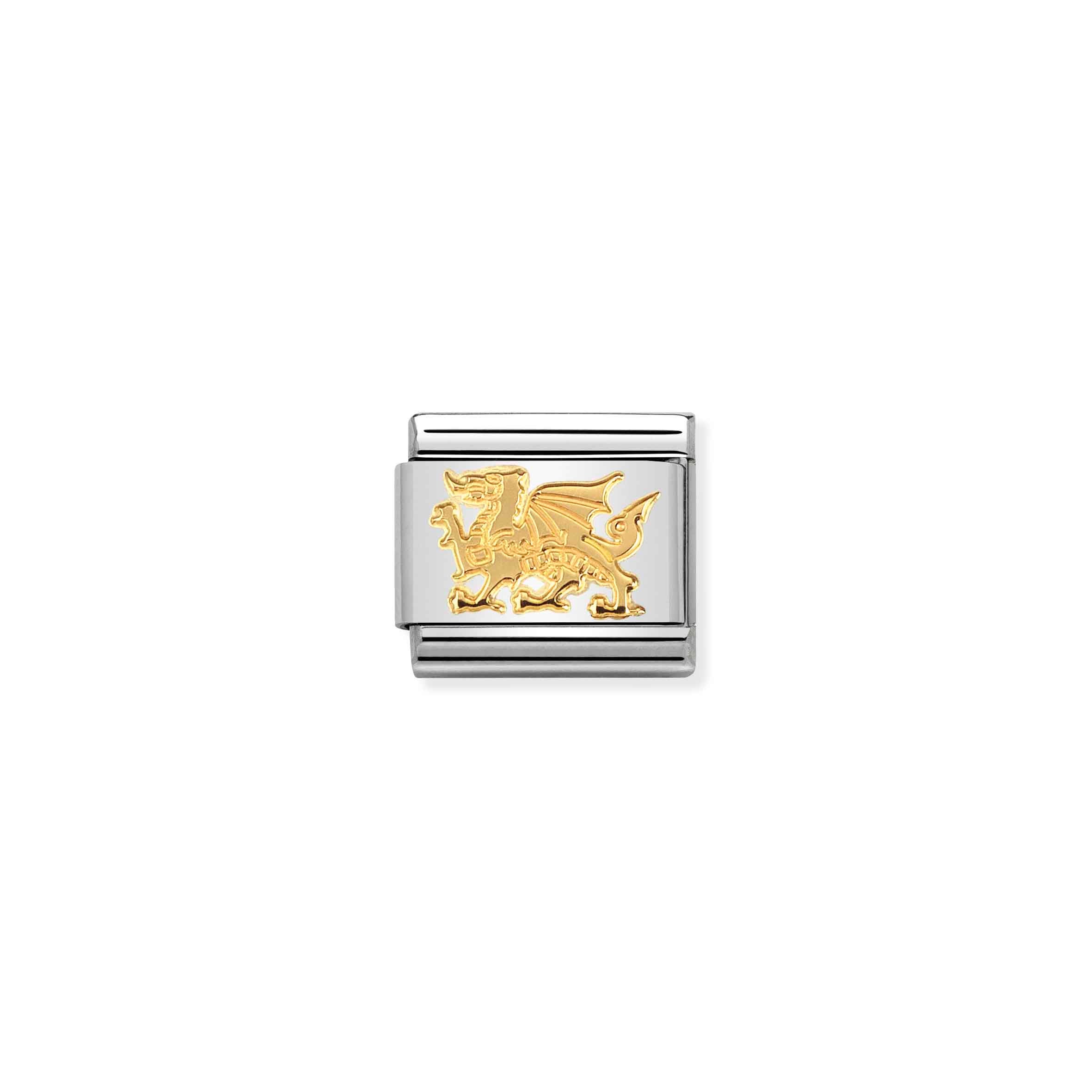 Charm, Composable Link, gold Dragon