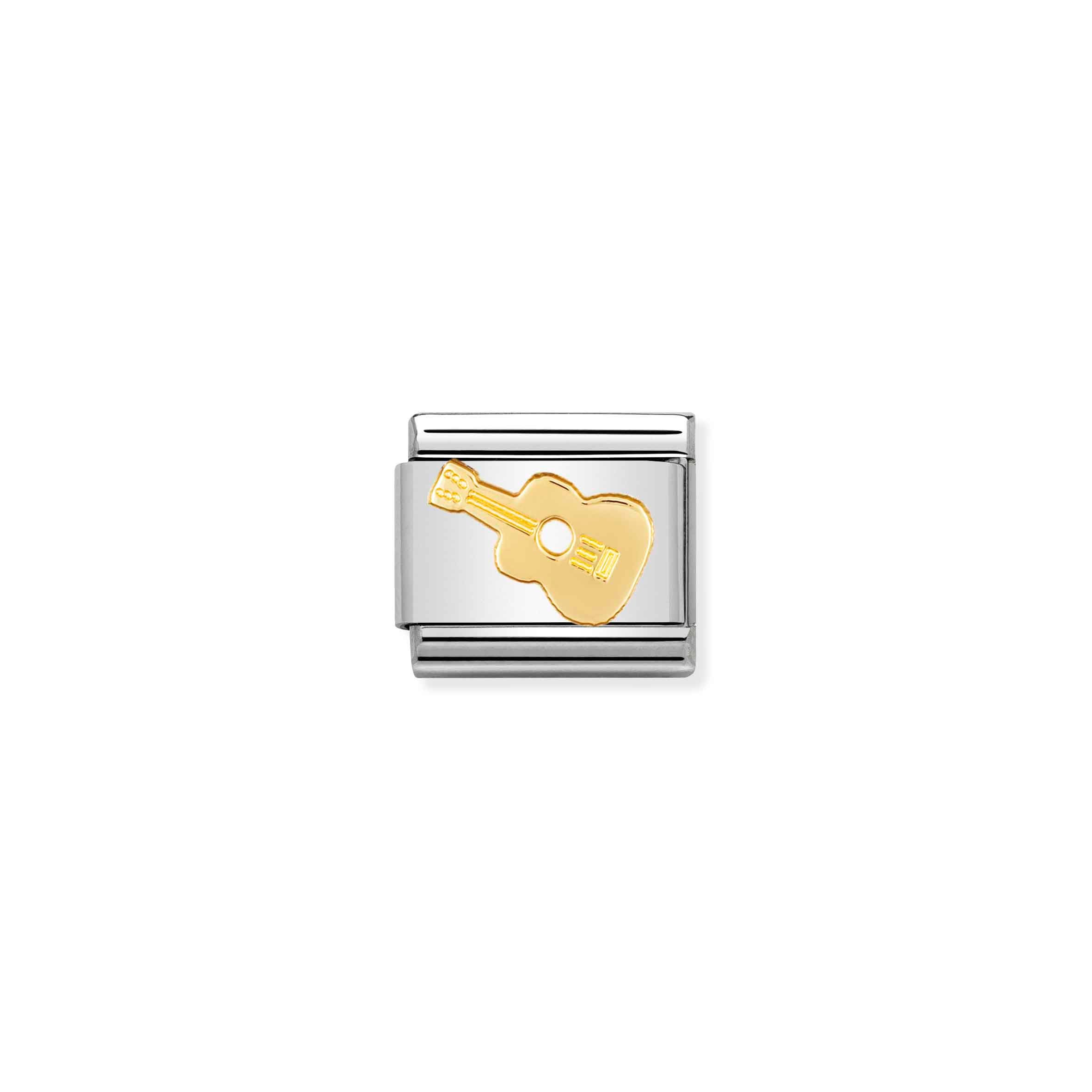 Charm, Composable Link, Guitar in Gold