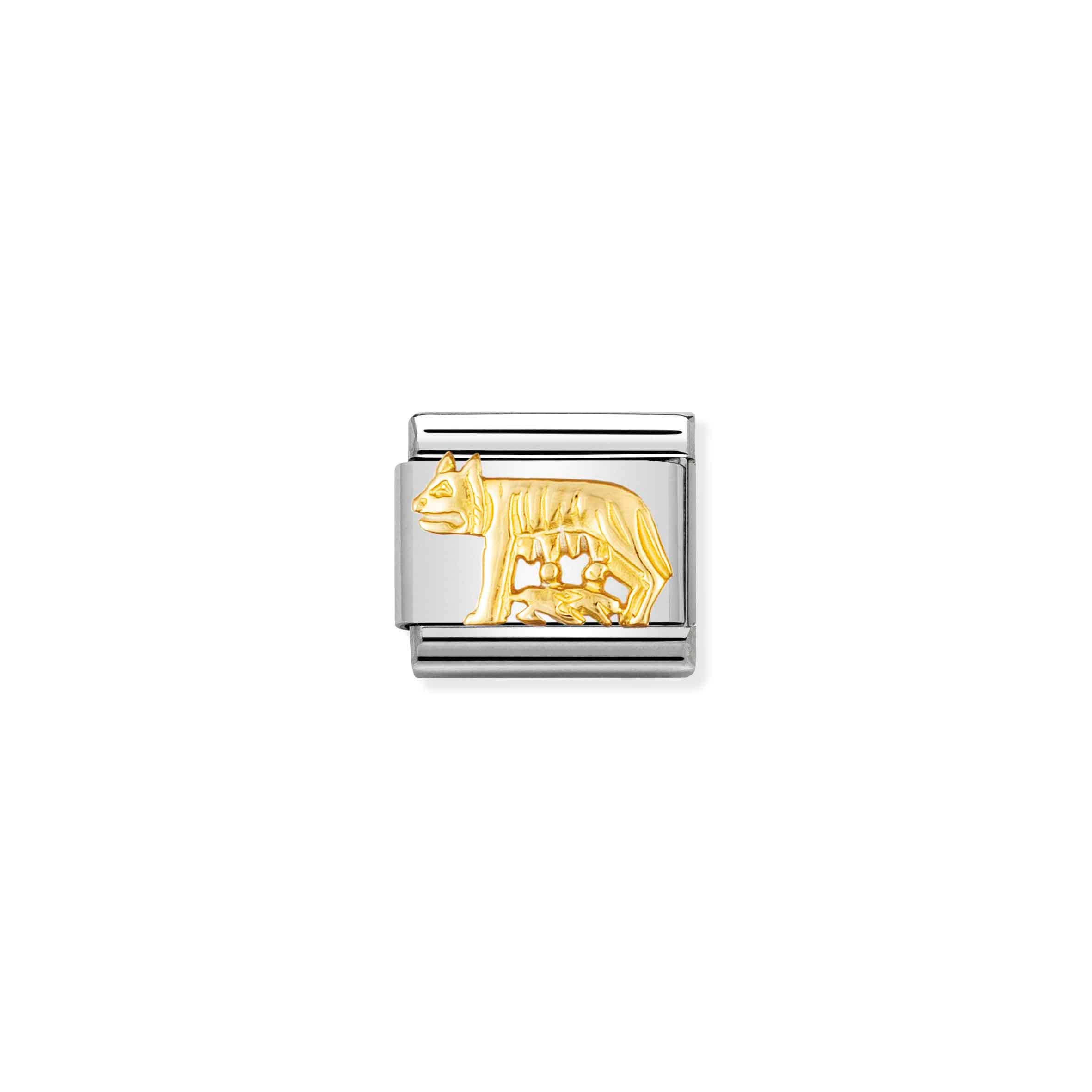 Charm, Composable Link, She-Wolf in Gold