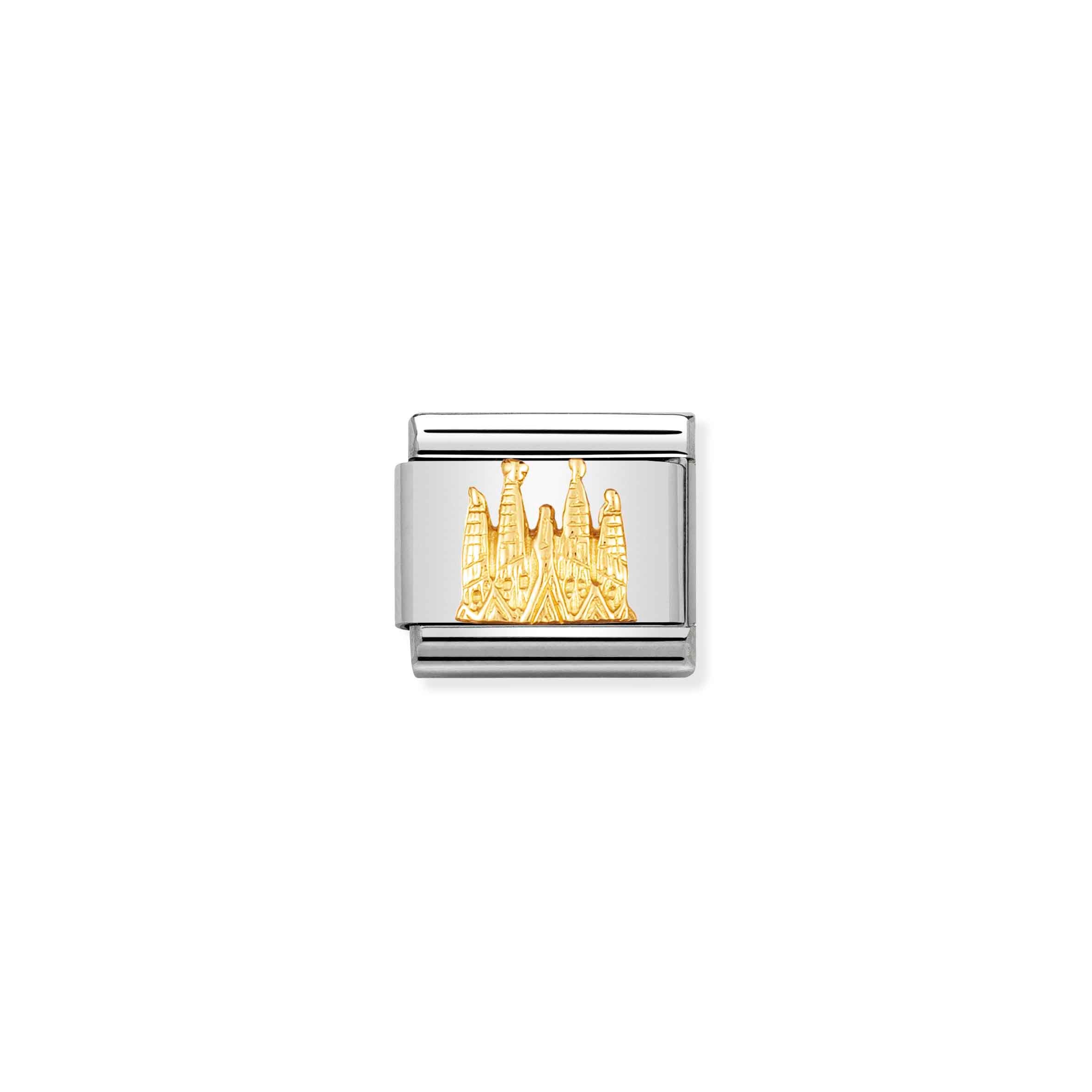 Charm, Composable Link, Sagrada Familia in Gold