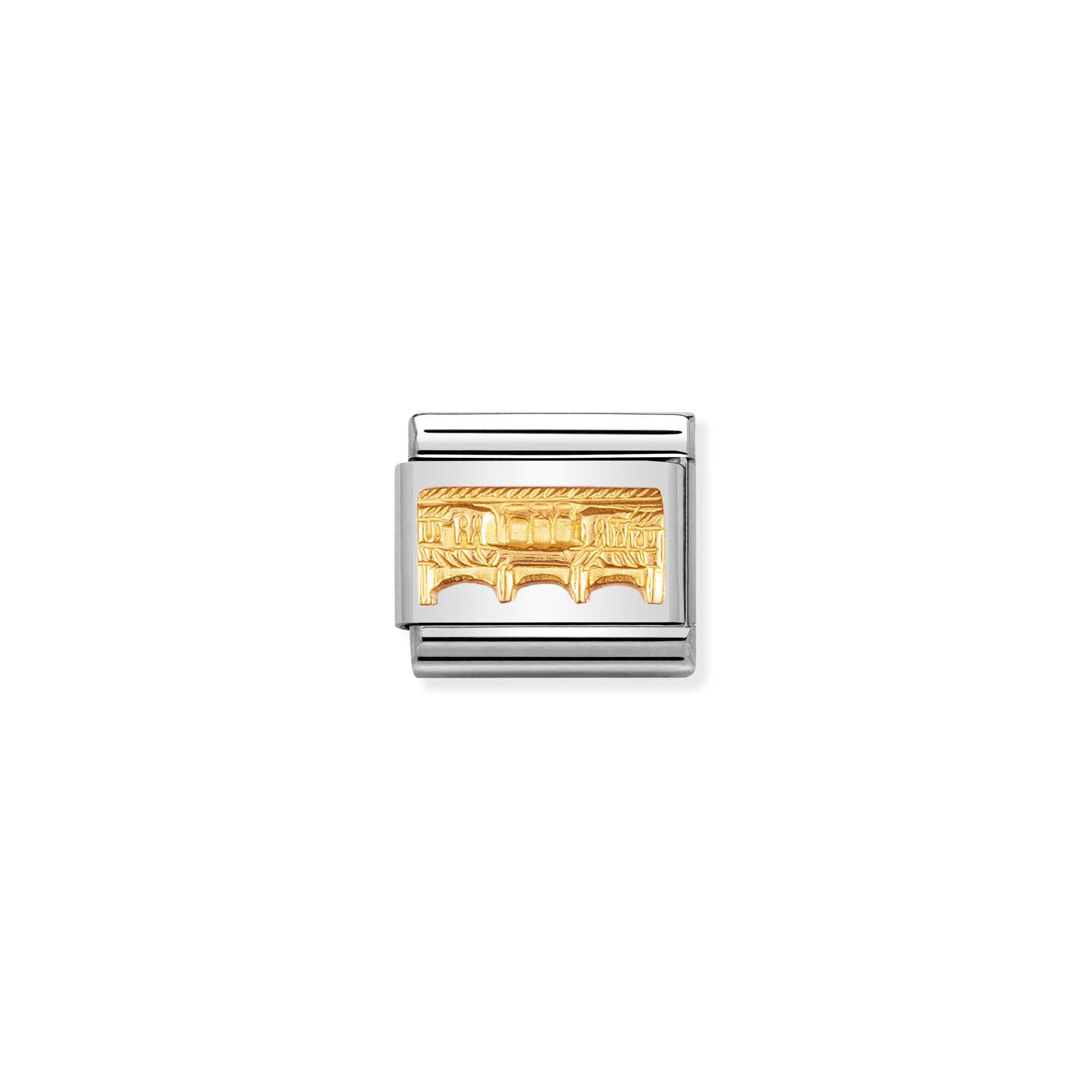 Charm, Composable Link, Ponte Vecchio in Gold