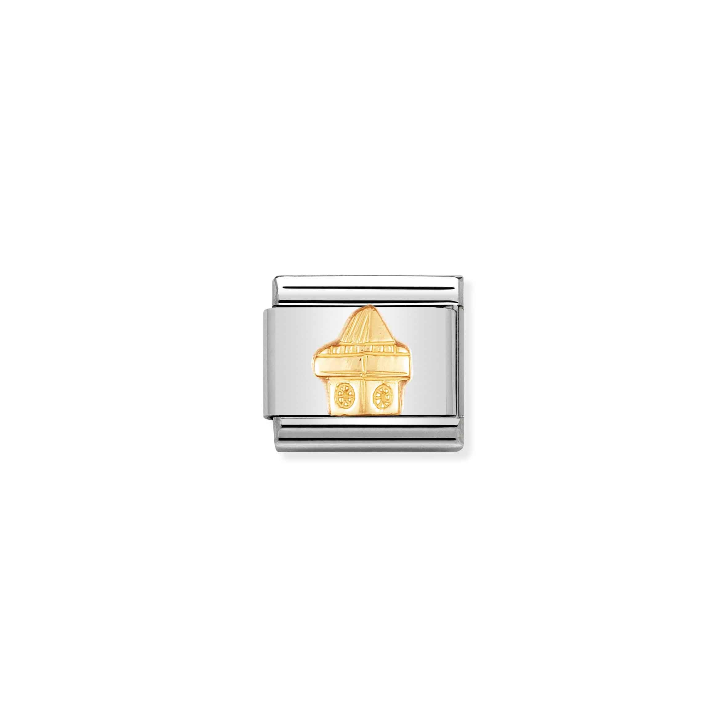 Charm, Composable Link, Grazer Uhrturm in Gold